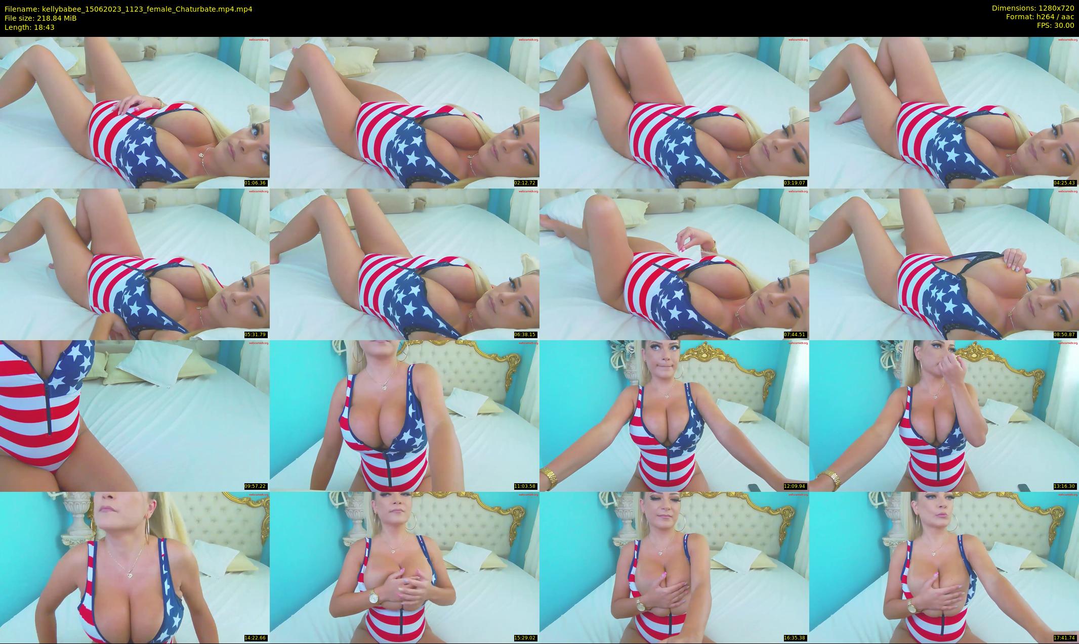 kellybabee — 19 minute Chaturbate female cam show recording, 720p, Jun 15, 2023