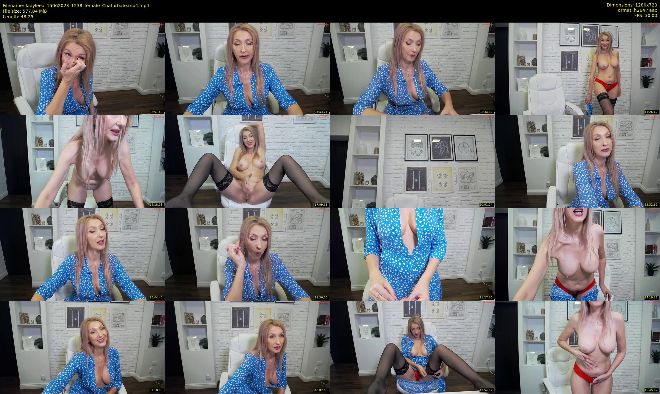 ladyleea — 49 minute Chaturbate female cam show recording, 720p, Jun 15, 2023