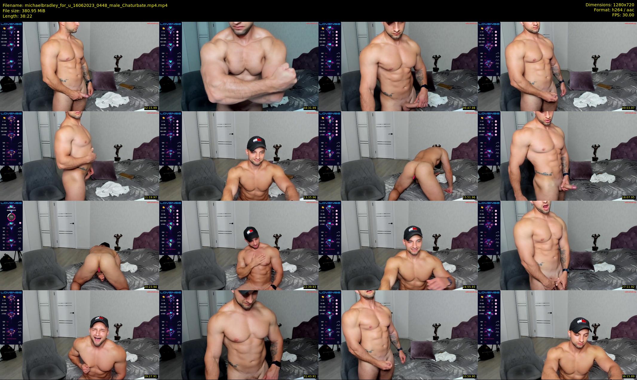michaelbradley_for_u — 39 minute Chaturbate male cam show recording, 720p, Jun 16, 2023