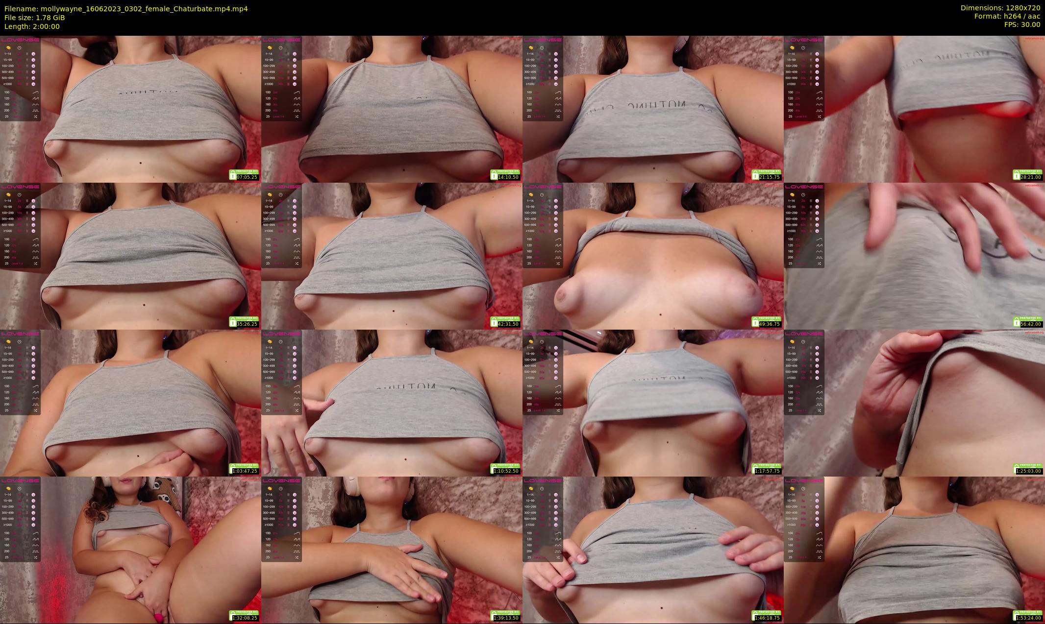 mollywayne — 120 minute Chaturbate female cam show recording, 720p, Jun 16, 2023