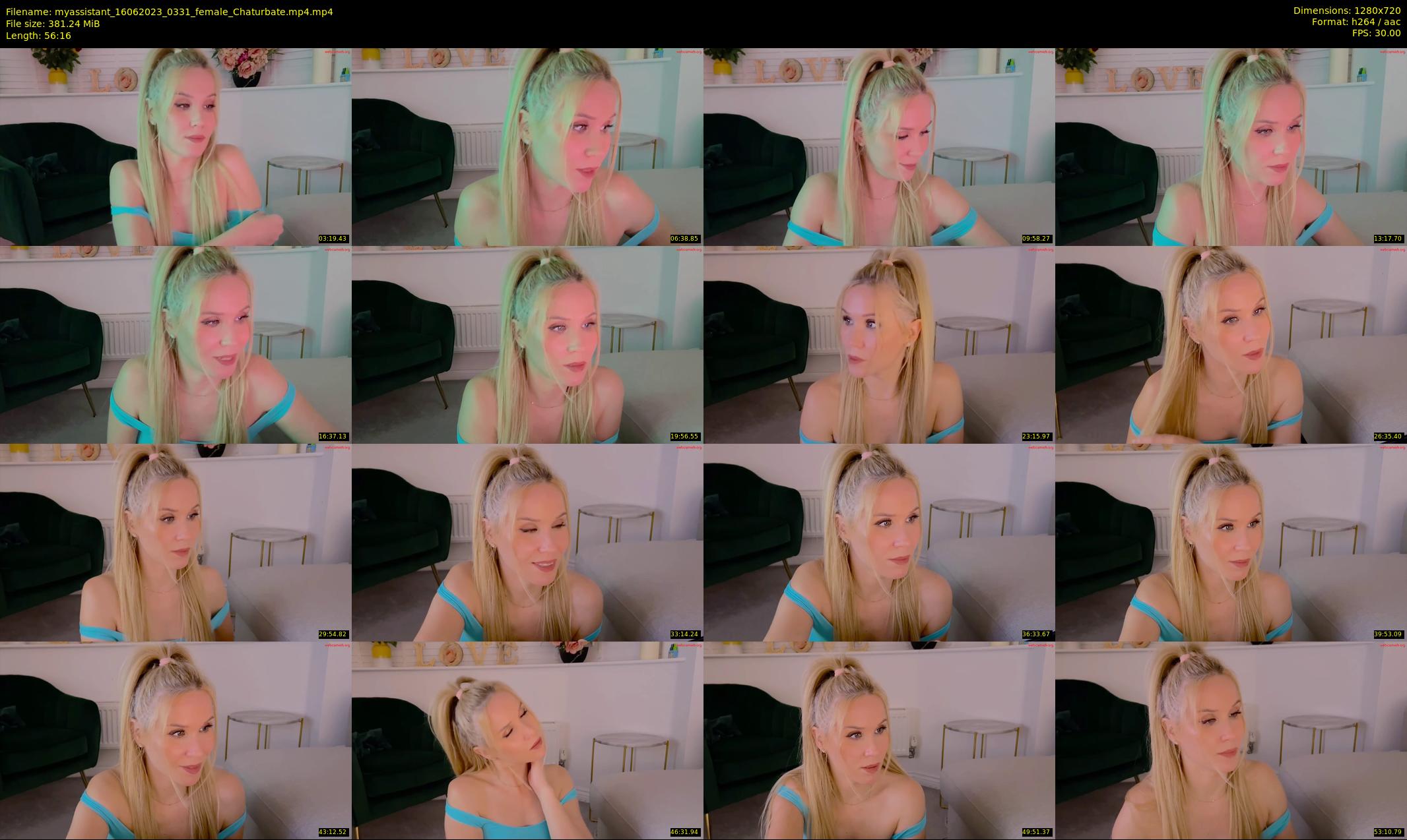 myassistant — 57 minute Chaturbate female cam show recording, 720p, Jun 16, 2023