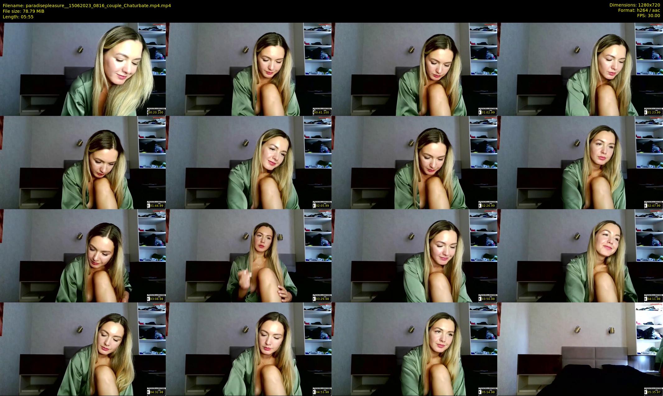 paradisepleasure_ — 6 minute Chaturbate couple cam show recording, 720p, Jun 15, 2023