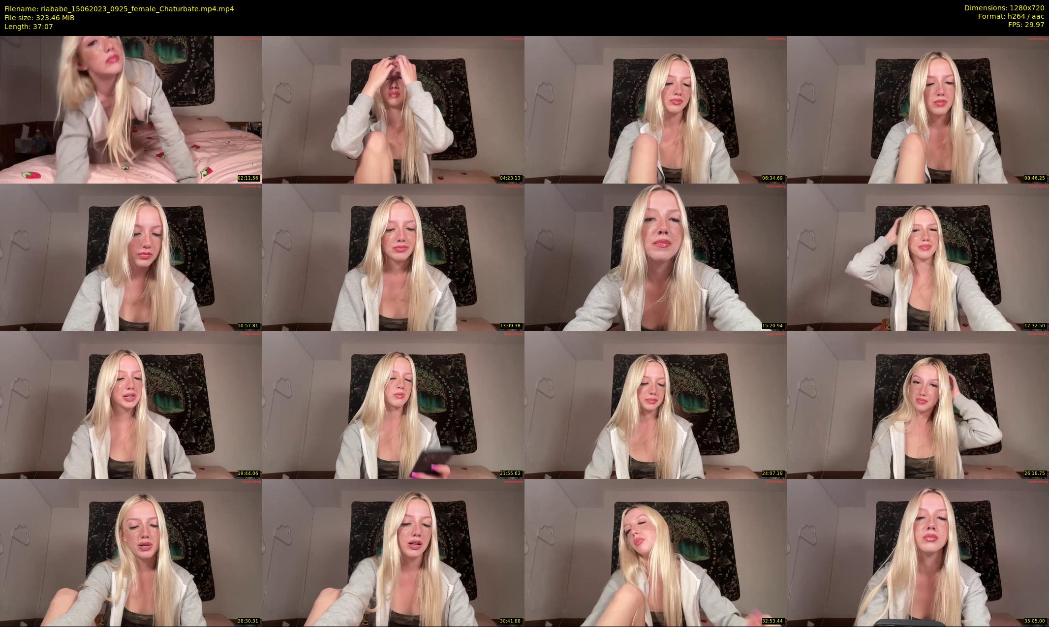 riababe — 38 minute Chaturbate female cam show recording, 720p, Jun 15, 2023