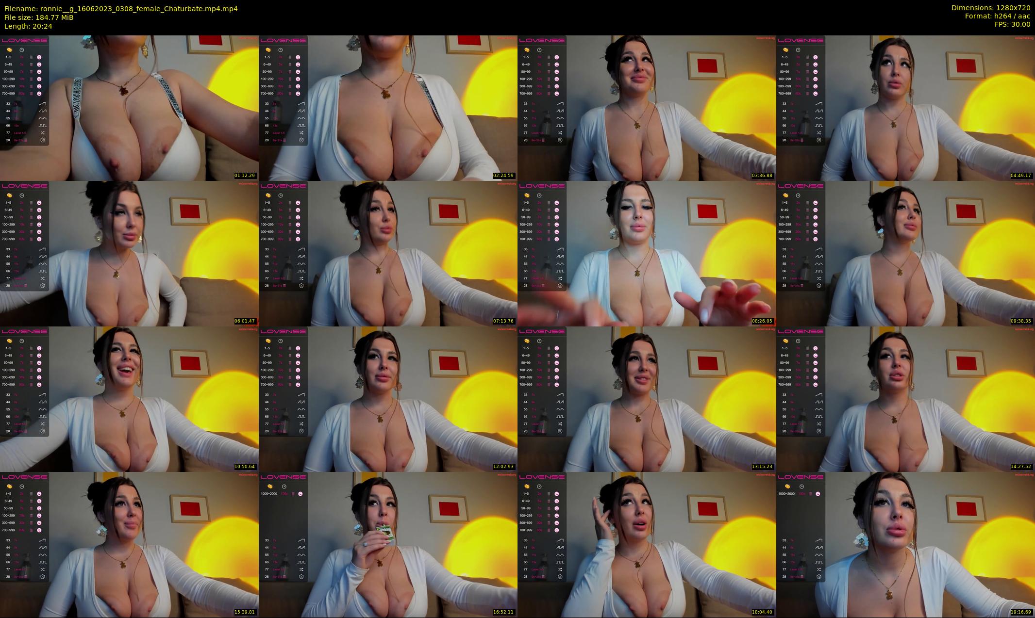 ronnie__g — 21 minute Chaturbate female cam show recording, 720p, Jun 16, 2023