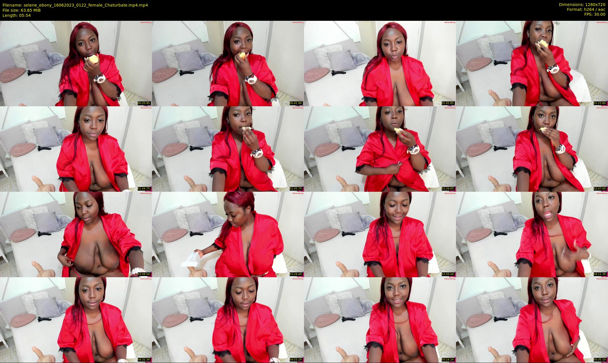 selene_ebony — 6 minute Chaturbate female cam show recording, 720p, Jun 16, 2023