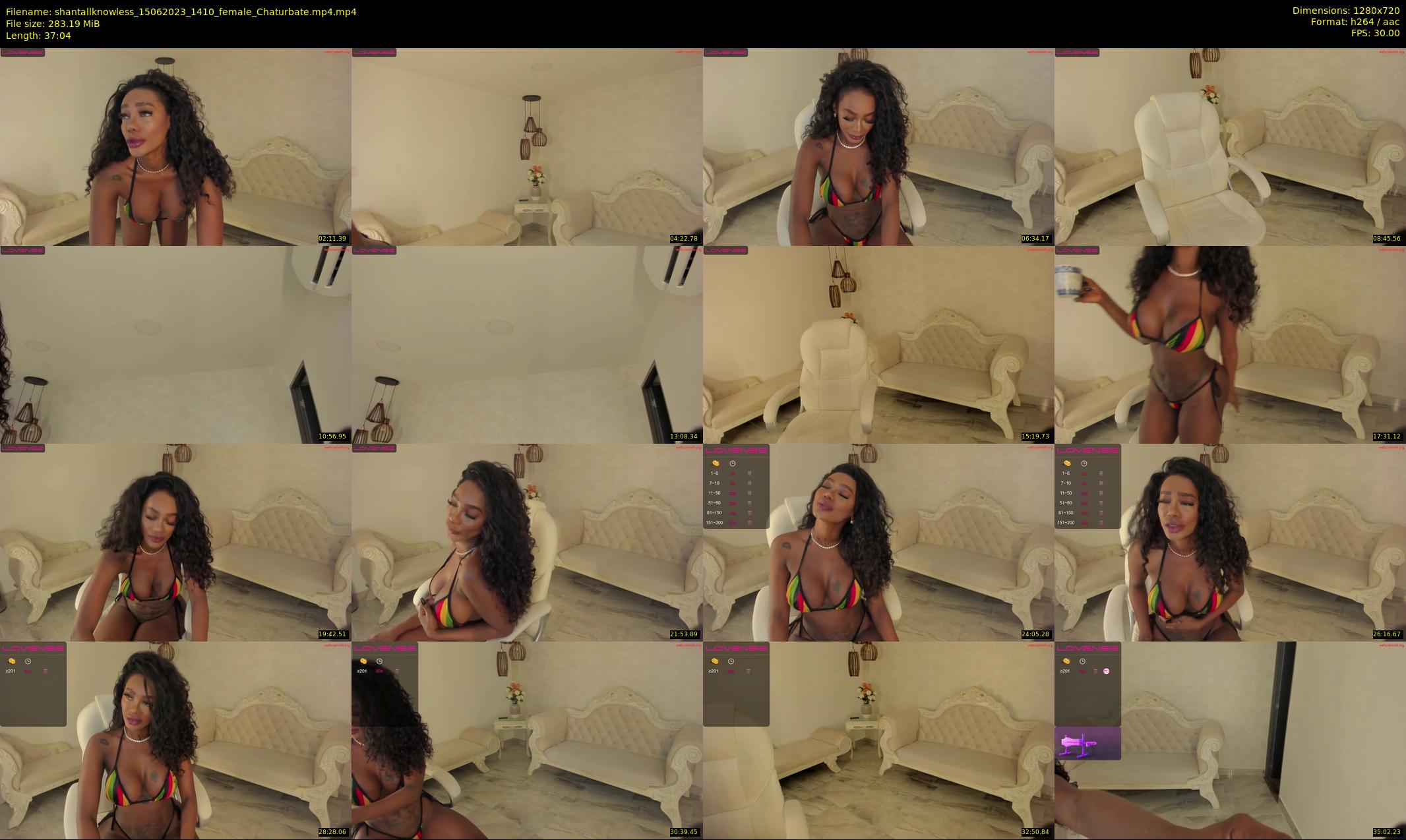 shantallknowless — 38 minute Chaturbate female cam show recording, 720p, Jun 15, 2023