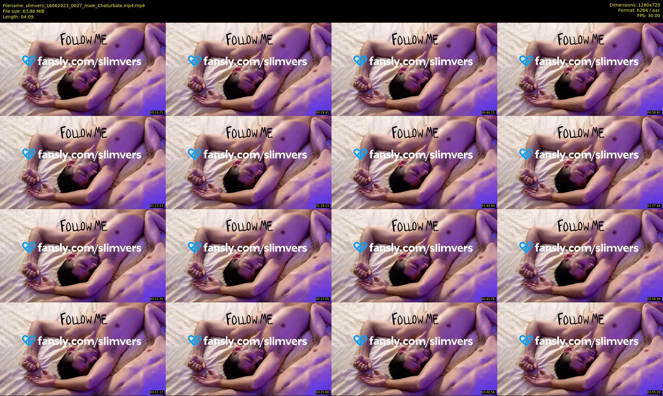 slimvers — 5 minute Chaturbate male cam show recording, 720p, Jun 16, 2023