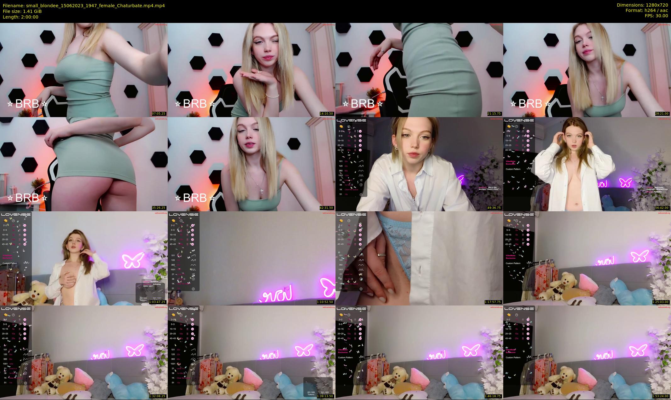 small_blondee — 120 minute Chaturbate female cam show recording, 720p, Jun 15, 2023