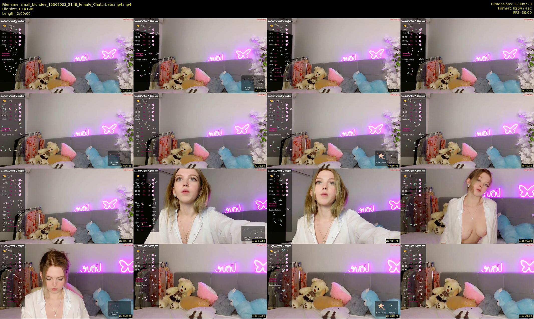 small_blondee — 120 minute Chaturbate female cam show recording, 720p, Jun 15, 2023