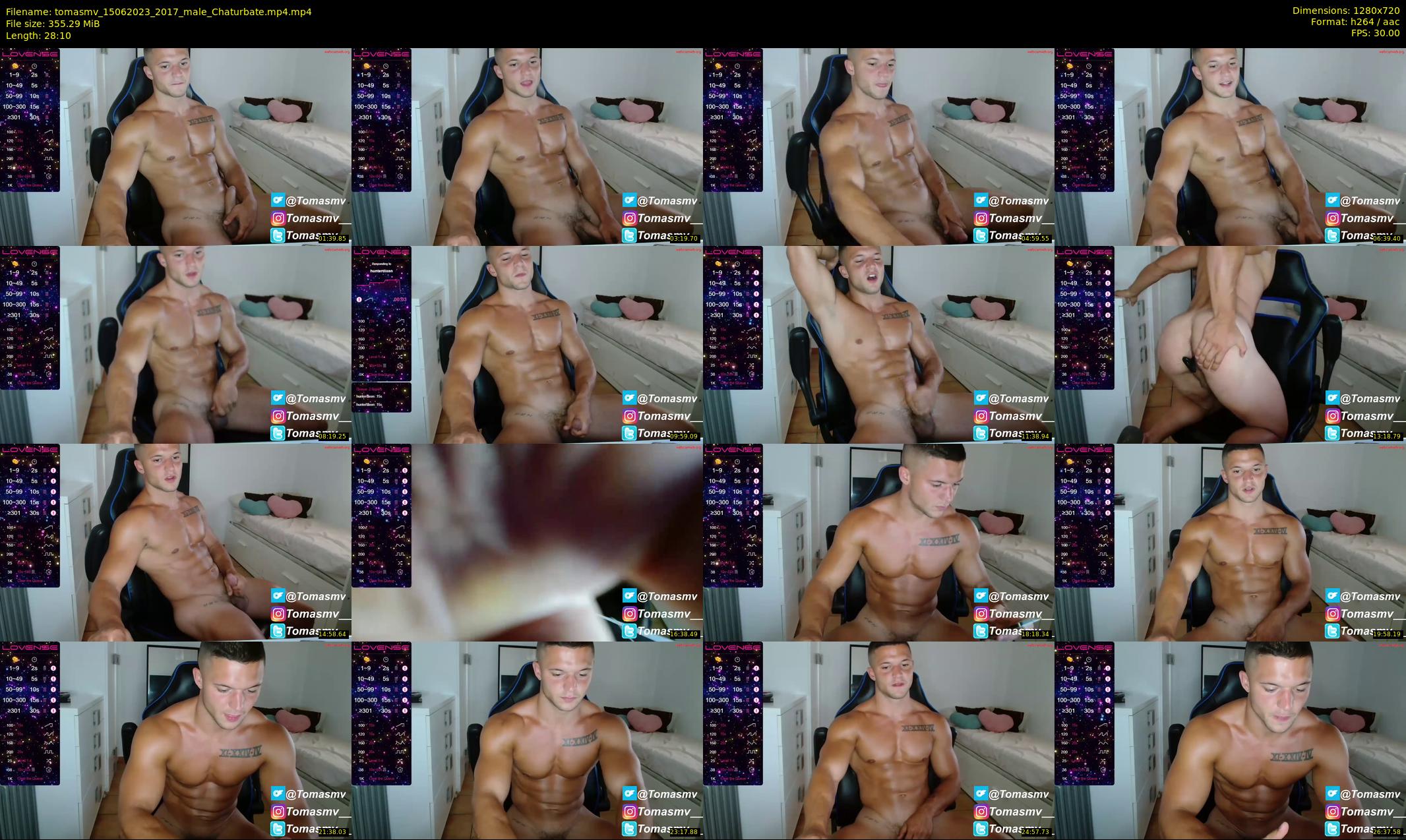 tomasmv — 29 minute Chaturbate male cam show recording, 720p, Jun 15, 2023
