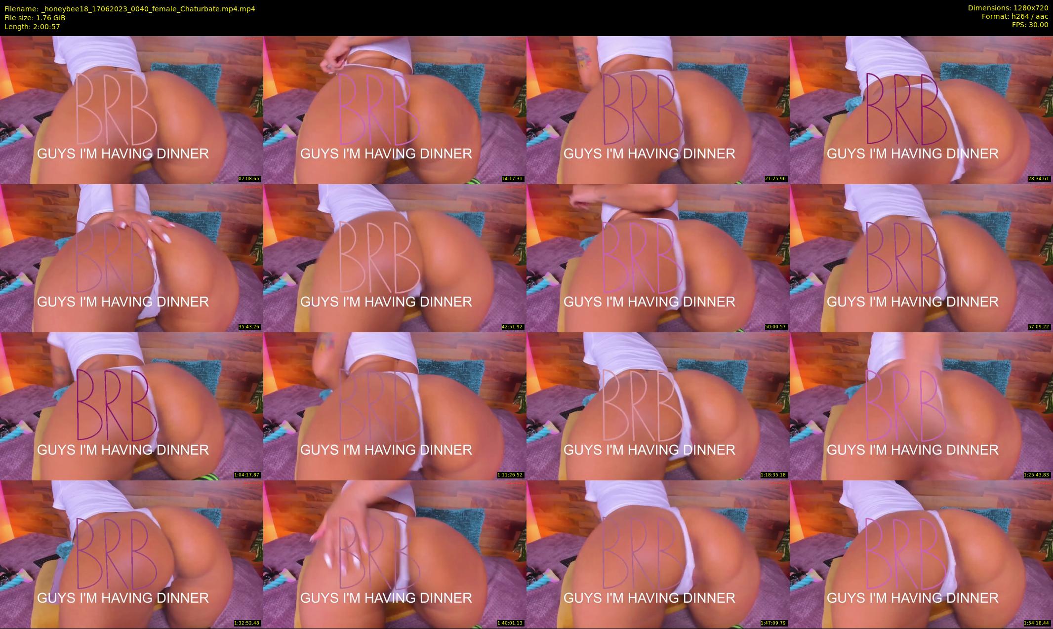 _honeybee18 — 121 minute Chaturbate female cam show recording, 720p, Jun 17, 2023
