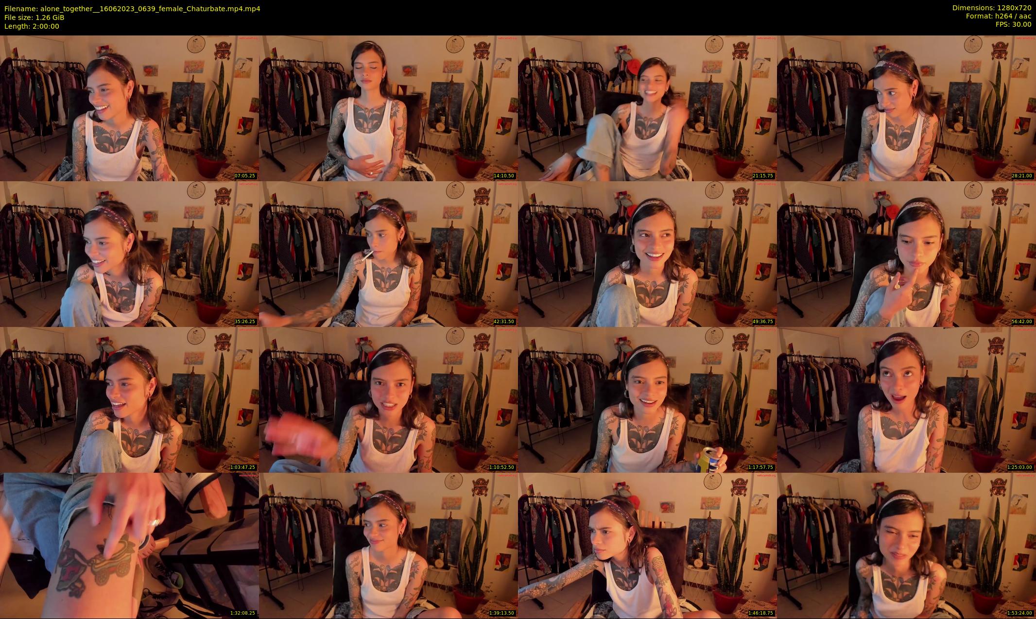 alone_together_ — 120 minute Chaturbate female cam show recording, 720p, Jun 16, 2023
