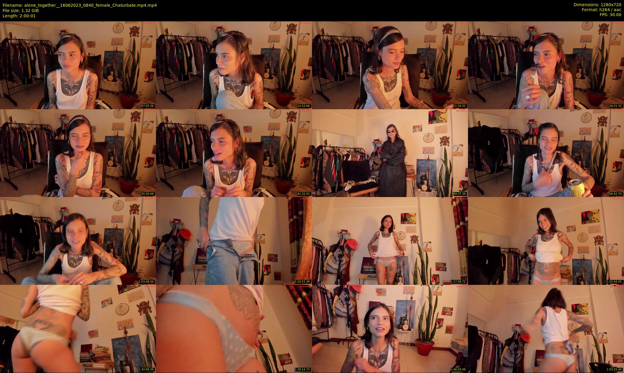 alone_together_ — 121 minute Chaturbate female cam show recording, 720p, Jun 16, 2023