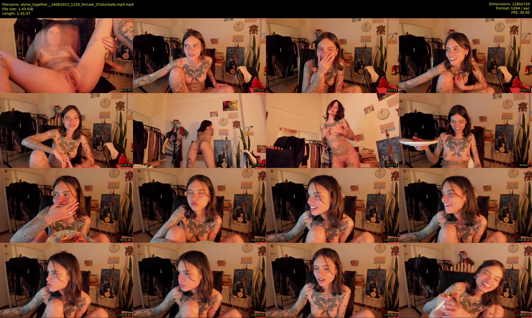 alone_together_ — 106 minute Chaturbate female cam show recording, 720p, Jun 16, 2023