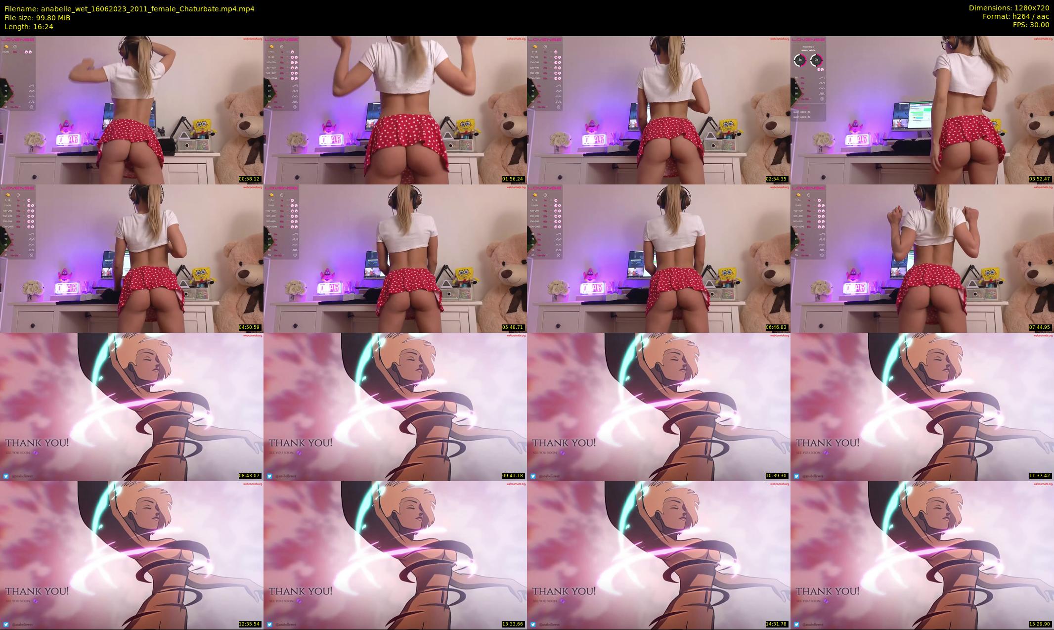 anabelle_wet — 17 minute Chaturbate female cam show recording, 720p, Jun 16, 2023