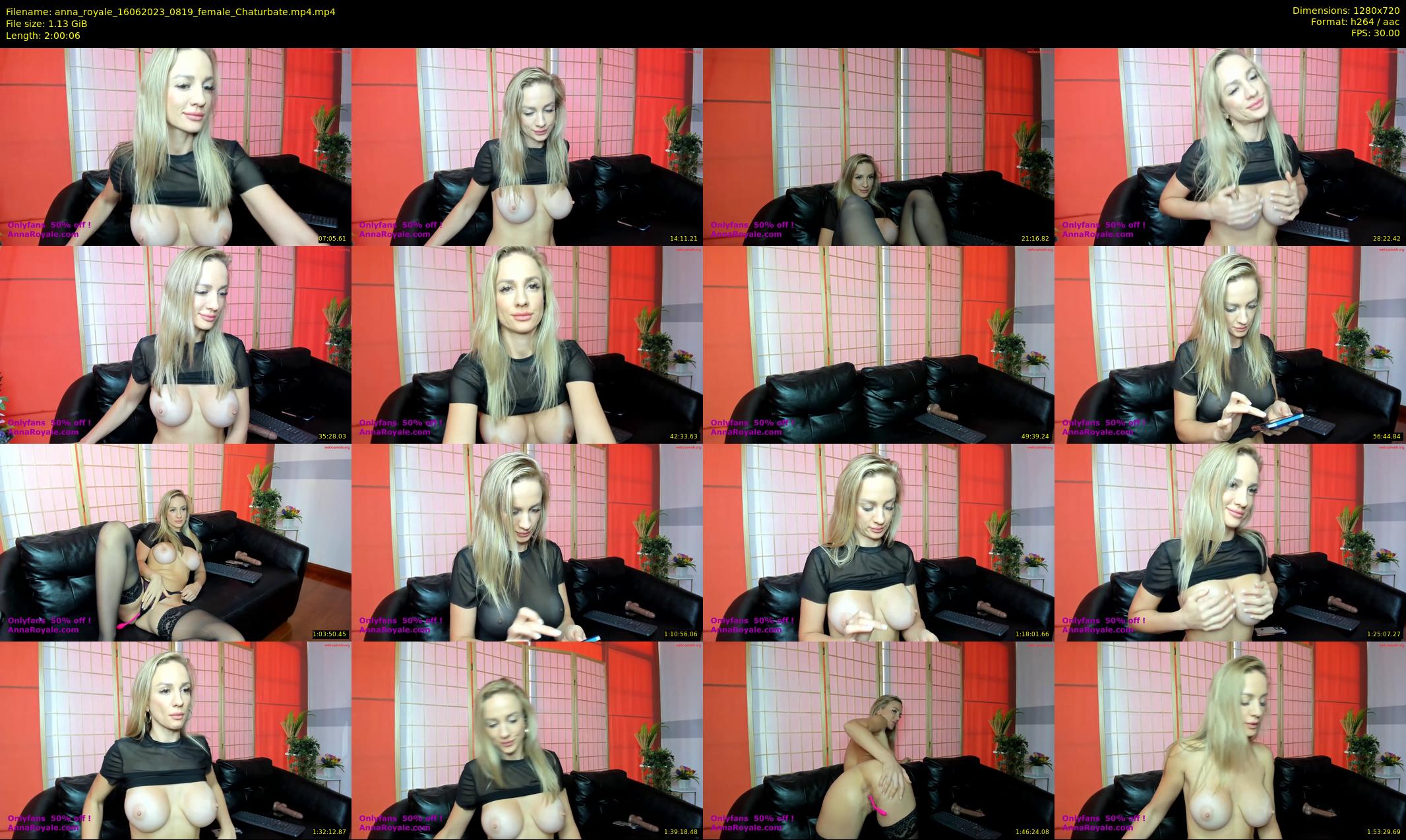 anna_royale — 121 minute Chaturbate female cam show recording, 720p, Jun 16, 2023
