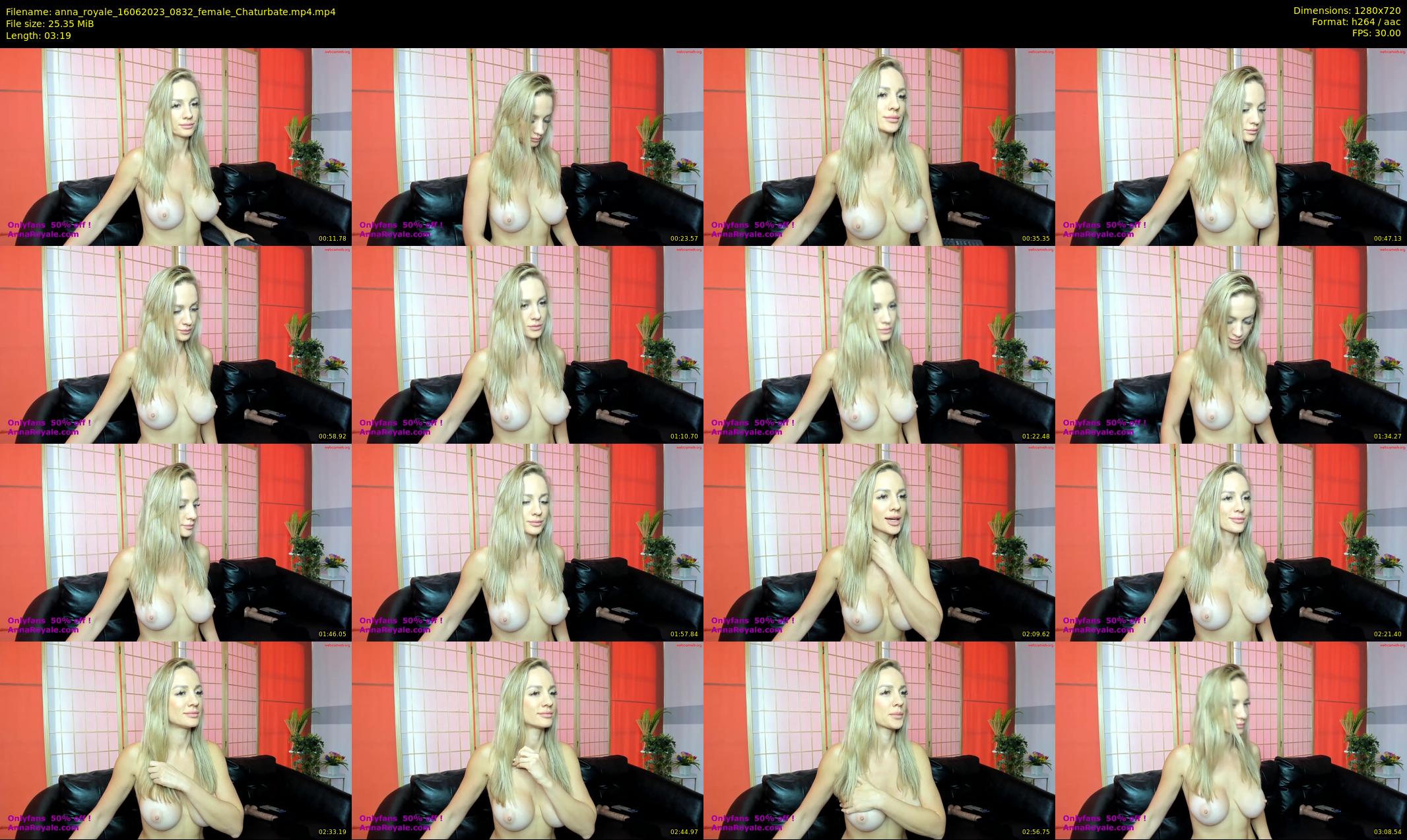 anna_royale — 4 minute Chaturbate female cam show recording, 720p, Jun 16, 2023