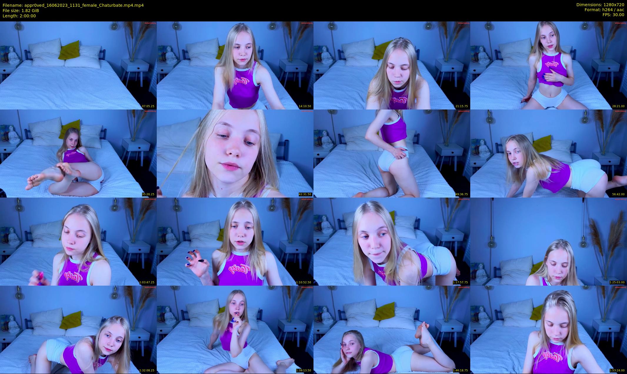 appr0ved — 120 minute Chaturbate female cam show recording, 720p, Jun 16, 2023