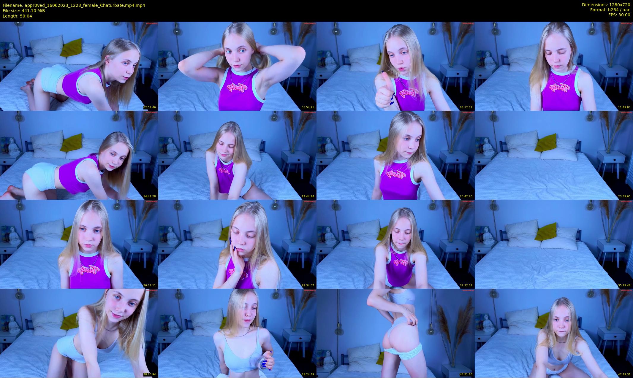 appr0ved — 51 minute Chaturbate female cam show recording, 720p, Jun 16, 2023