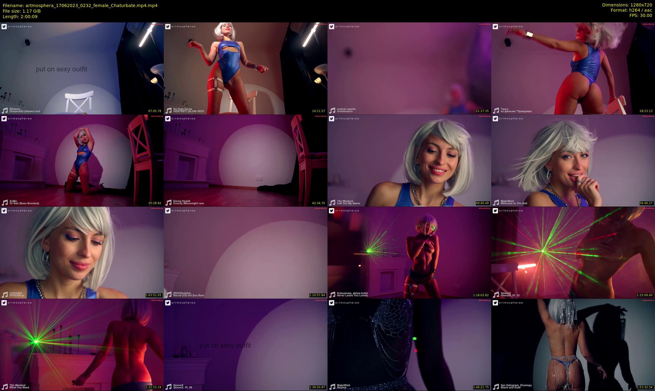 artmosphera — 121 minute Chaturbate female cam show recording, 720p, Jun 17, 2023