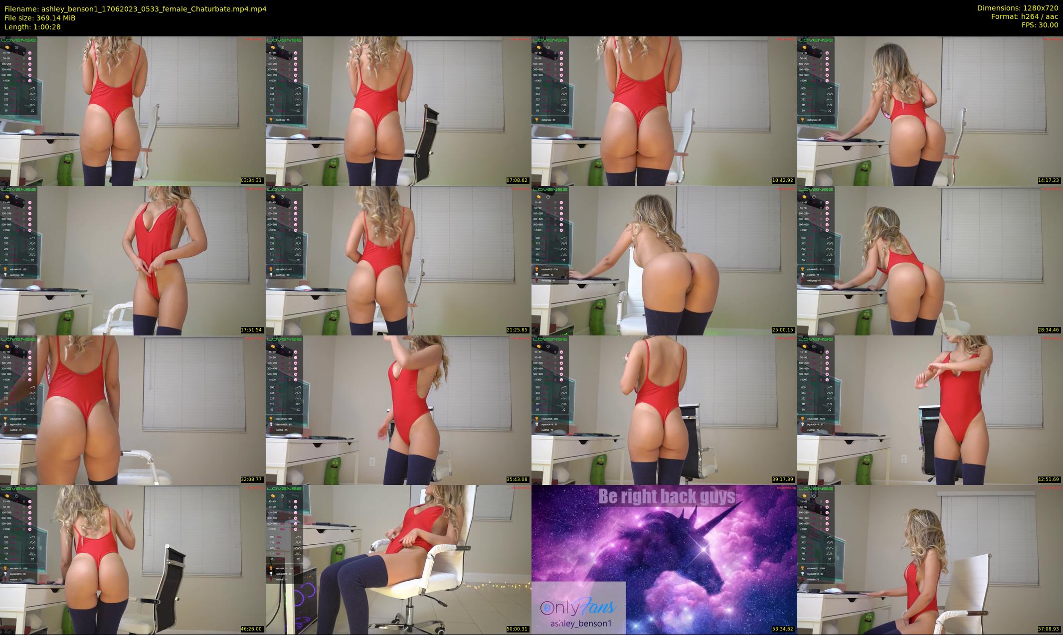 ashley_benson1 — 61 minute Chaturbate female cam show recording, 720p, Jun 17, 2023
