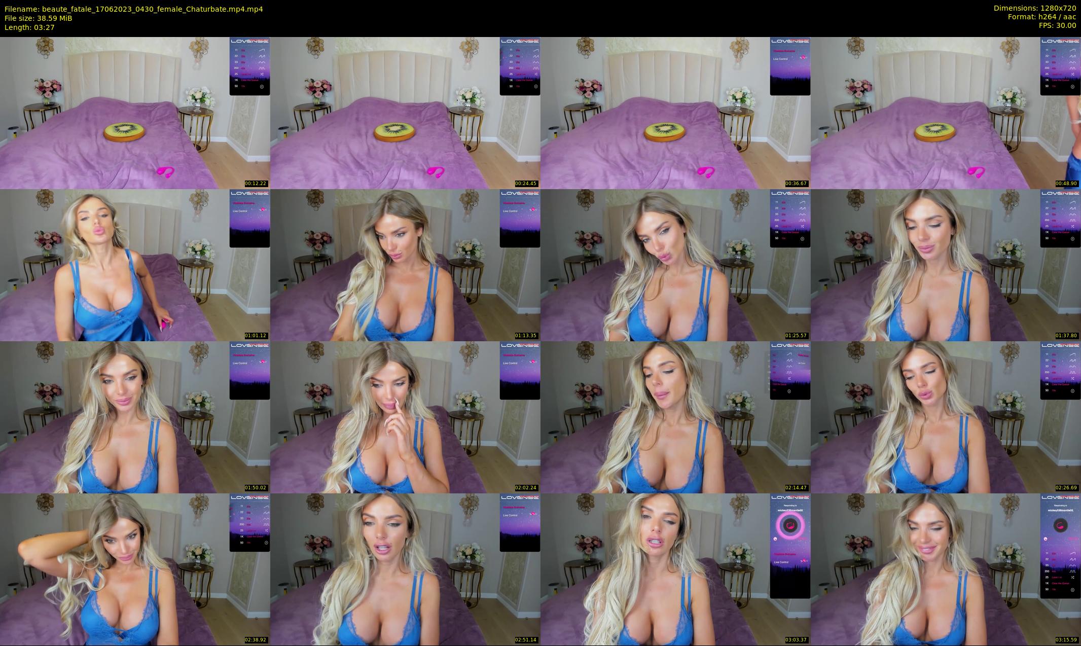 beaute_fatale — 4 minute Chaturbate female cam show recording, 720p, Jun 17, 2023