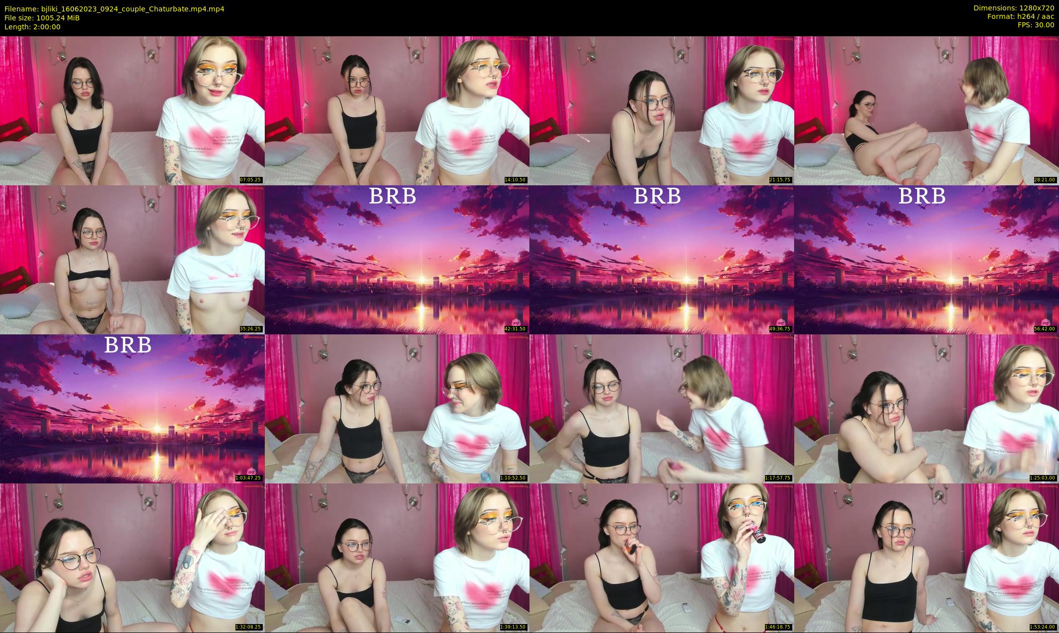 bjliki — 120 minute Chaturbate couple cam show recording, 720p, Jun 16, 2023