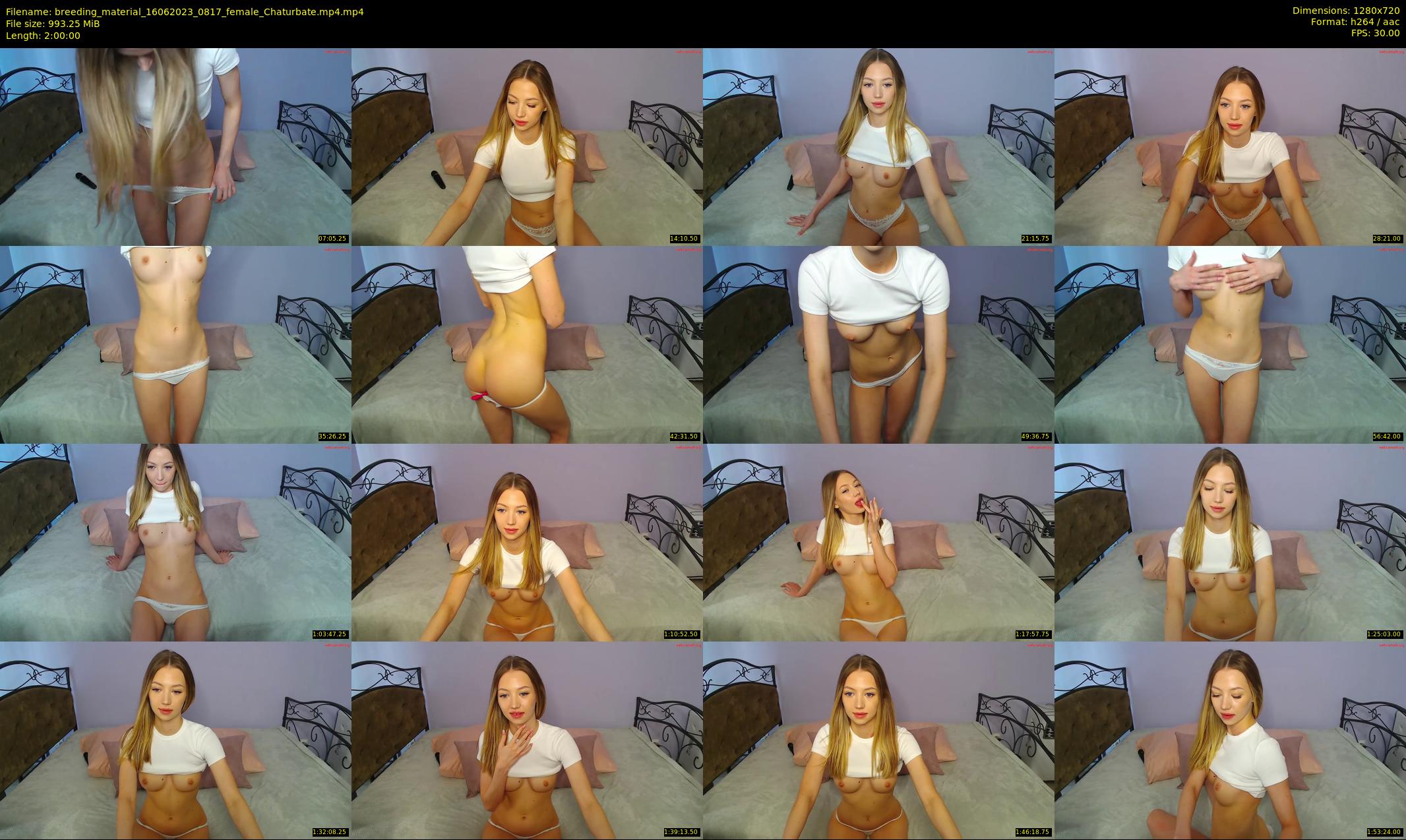 breeding_material — 120 minute Chaturbate female cam show recording, 720p, Jun 16, 2023