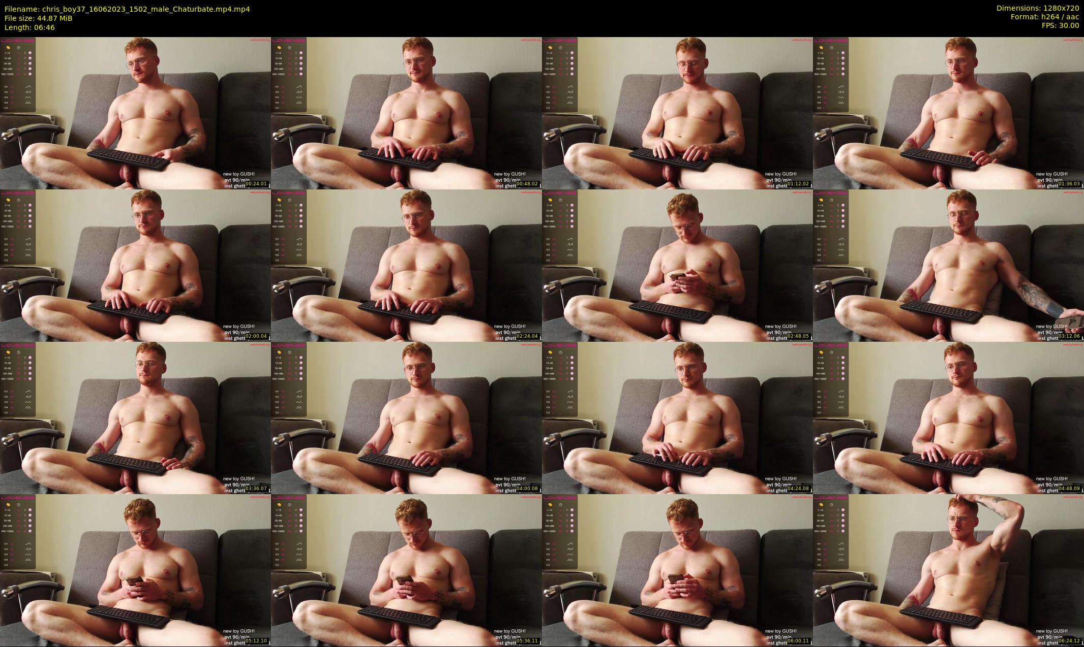 chris_boy37 — 7 minute Chaturbate male cam show recording, 720p, Jun 16, 2023