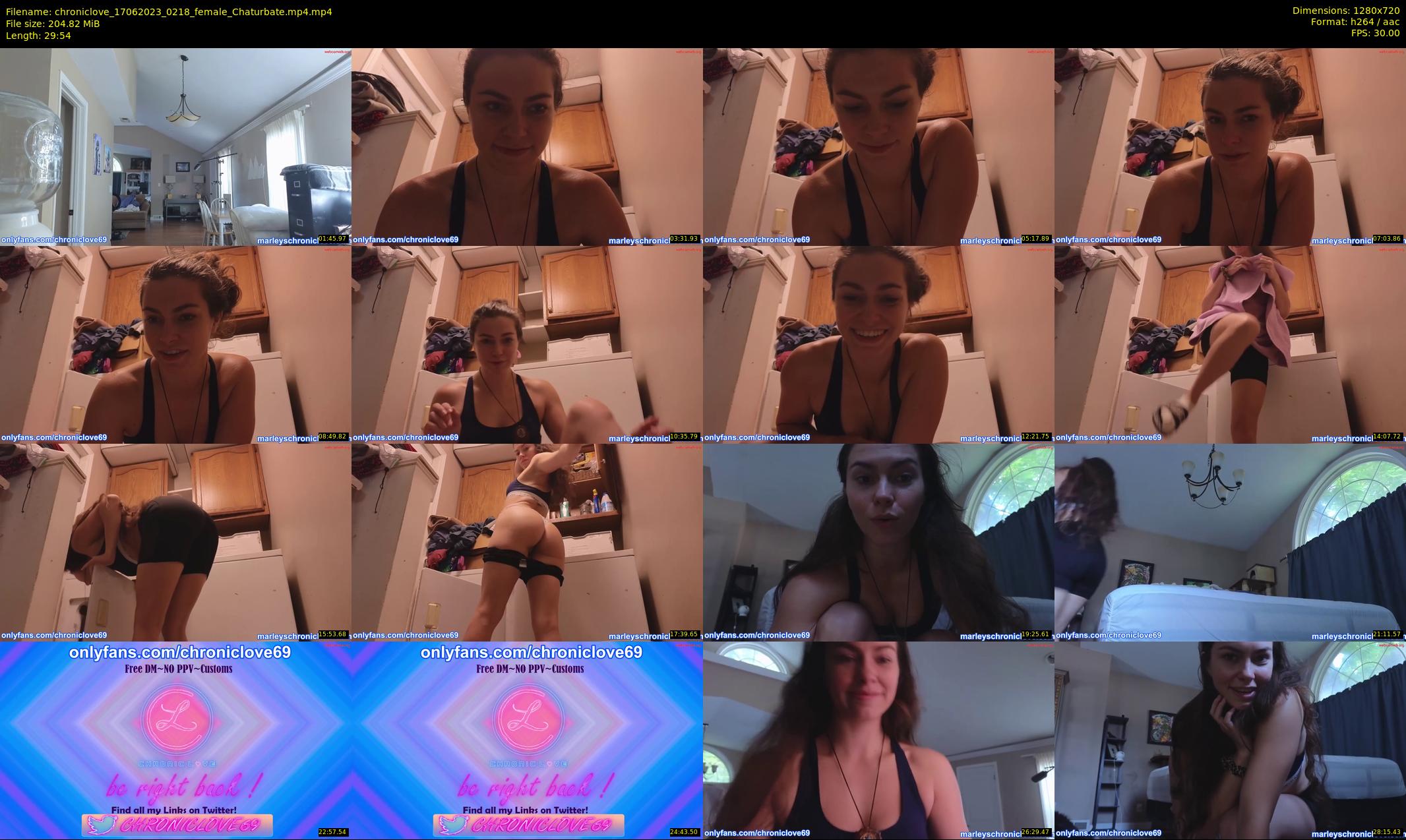 chroniclove — 30 minute Chaturbate female cam show recording, 720p, Jun 17, 2023