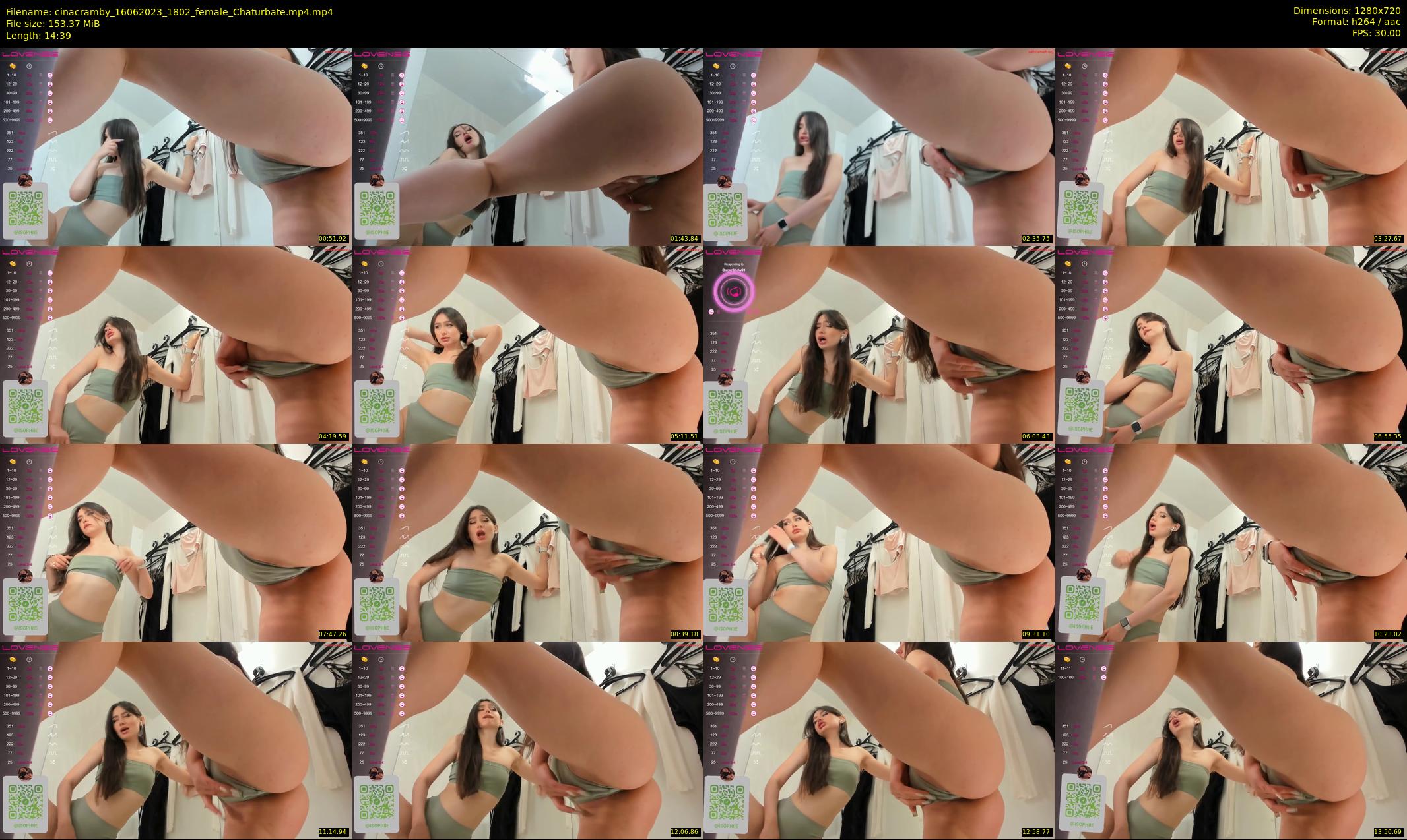 cinacramby — 15 minute Chaturbate female cam show recording, 720p, Jun 16, 2023