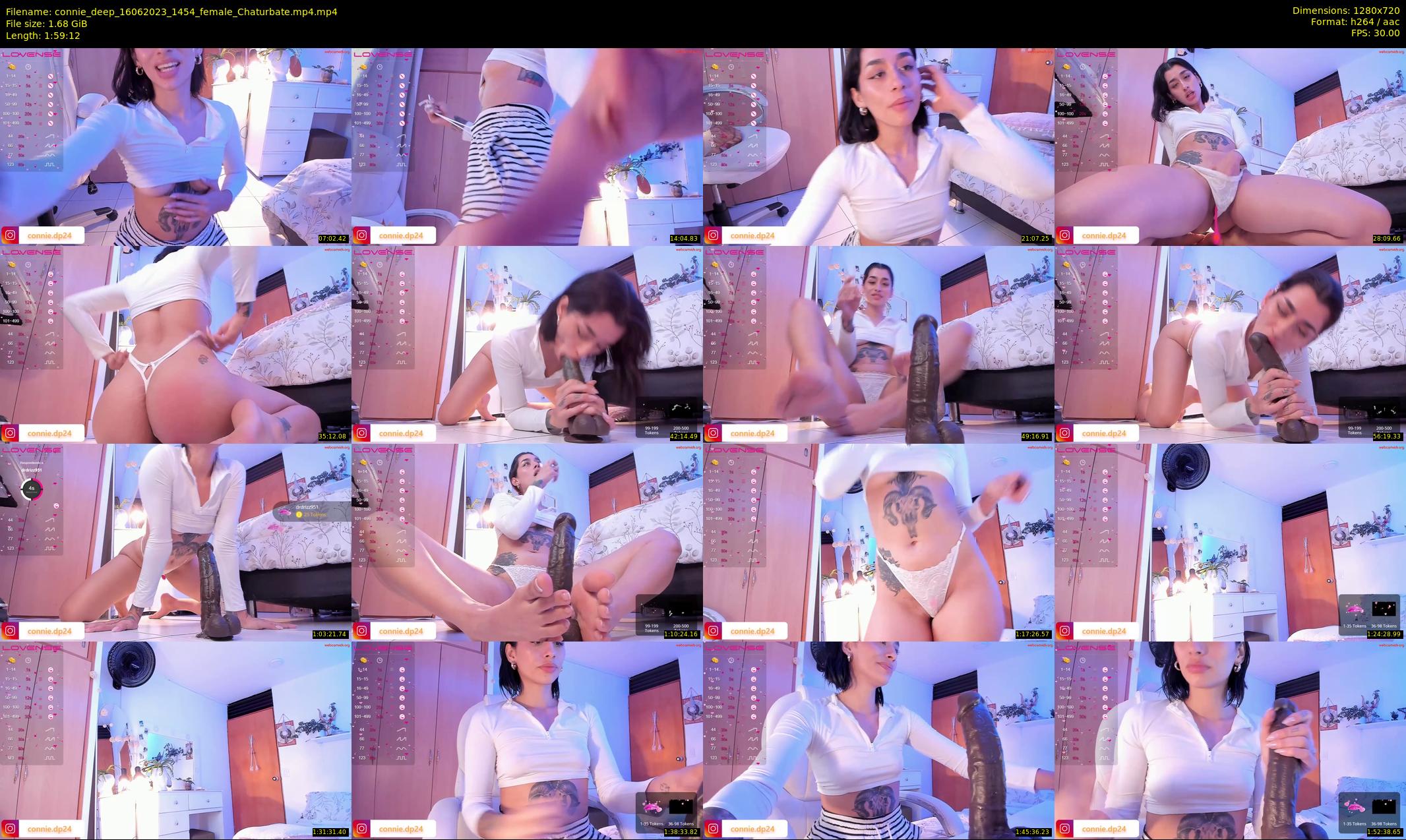 connie_deep — 120 minute Chaturbate female cam show recording, 720p, Jun 16, 2023
