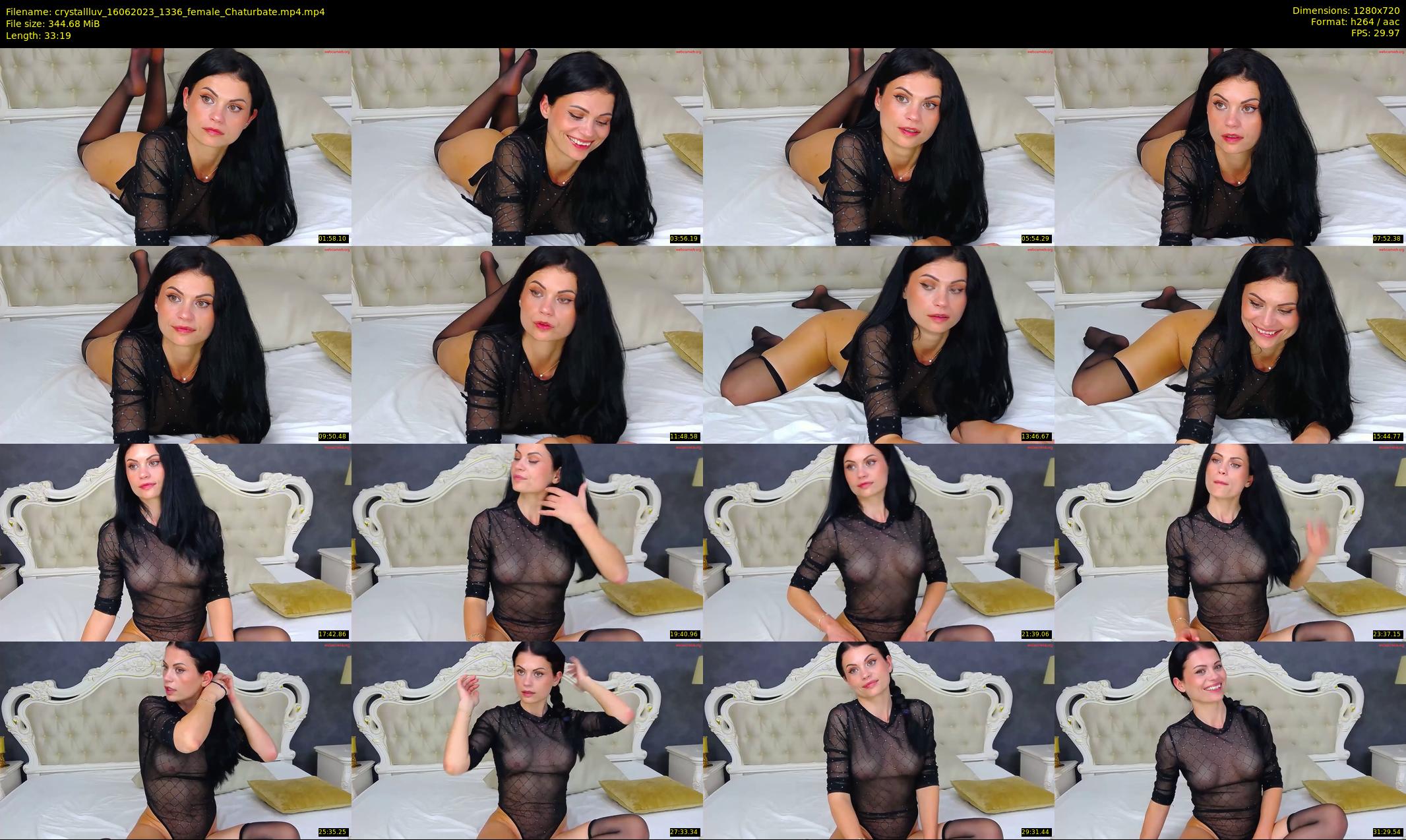 crystallluv — 34 minute Chaturbate female cam show recording, 720p, Jun 16, 2023