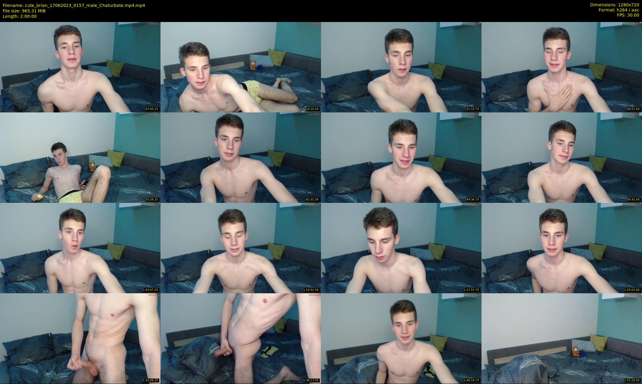 cute_brian — 120 minute Chaturbate male cam show recording, 720p, Jun 17, 2023