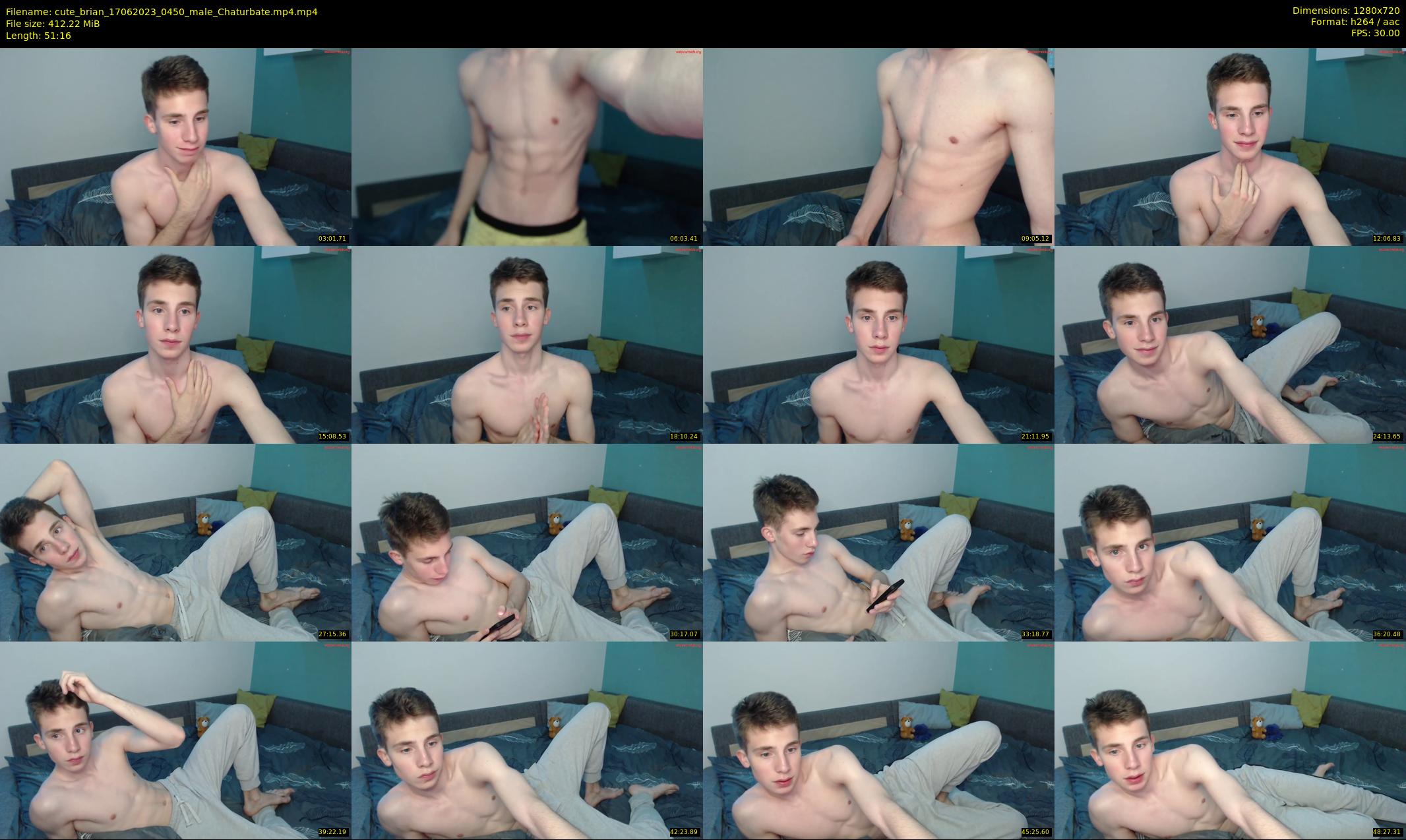 cute_brian — 52 minute Chaturbate male cam show recording, 720p, Jun 17, 2023