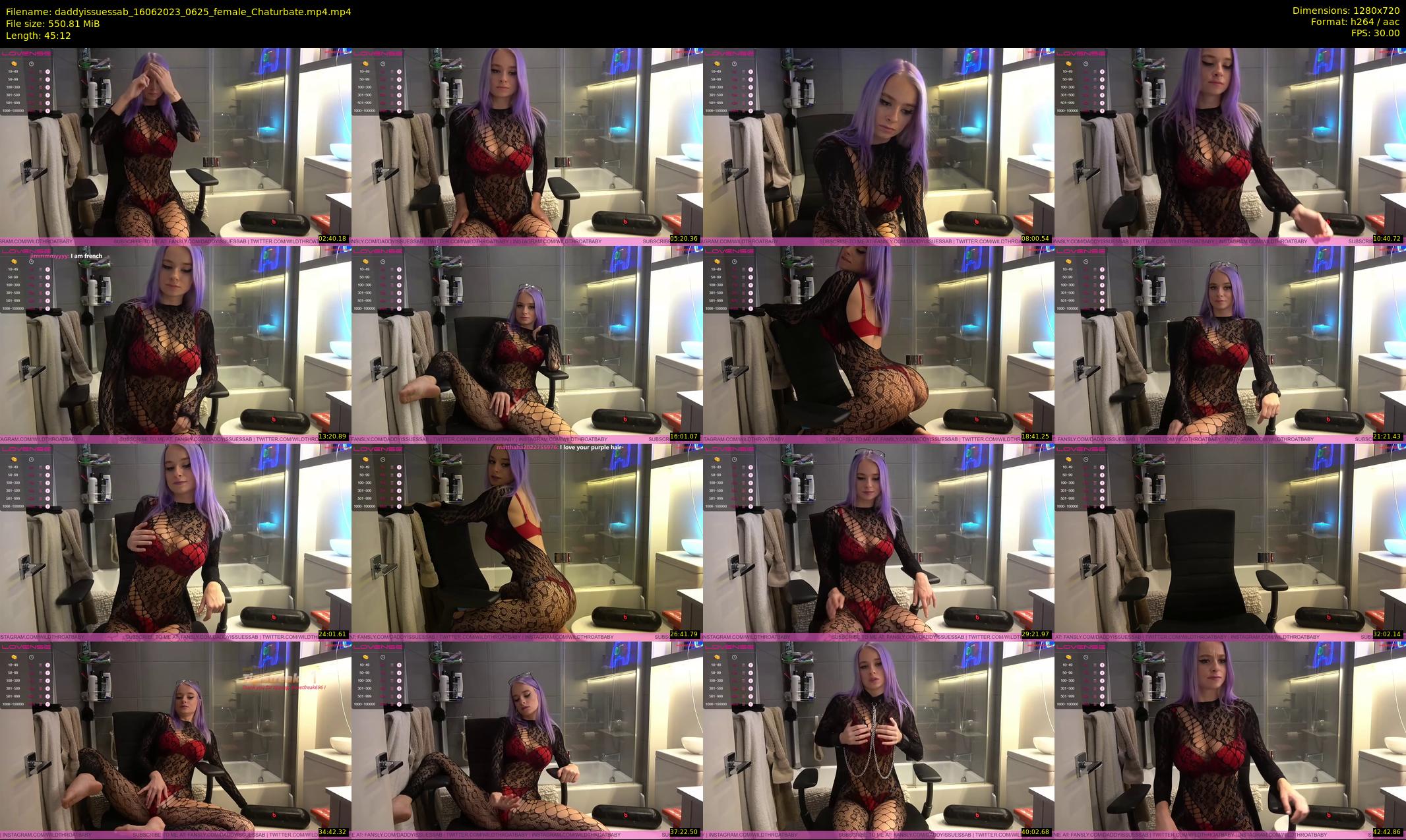 daddyissuessab — 46 minute Chaturbate female cam show recording, 720p, Jun 16, 2023
