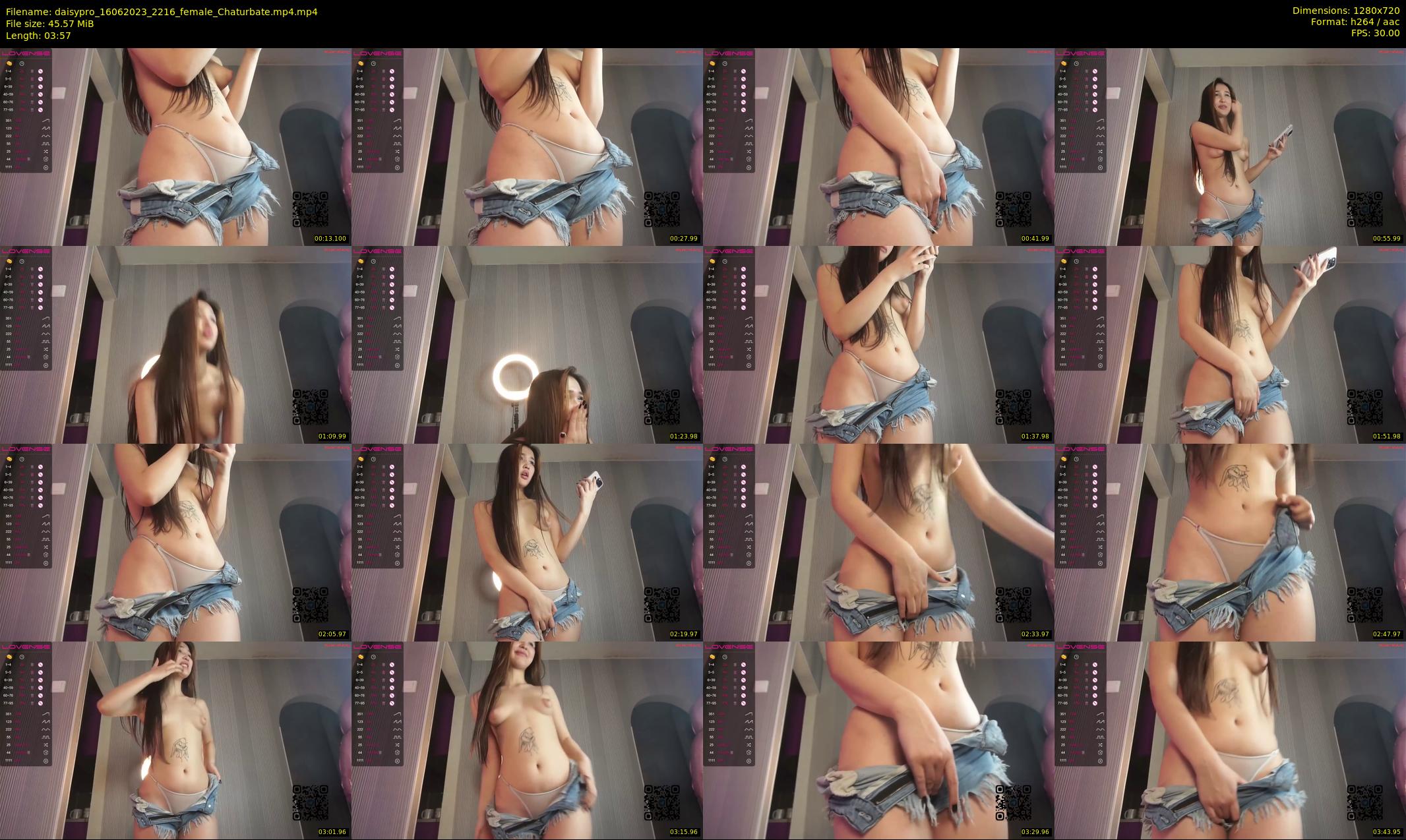 daisypro — 4 minute Chaturbate couple cam show recording, 720p, Jun 16, 2023