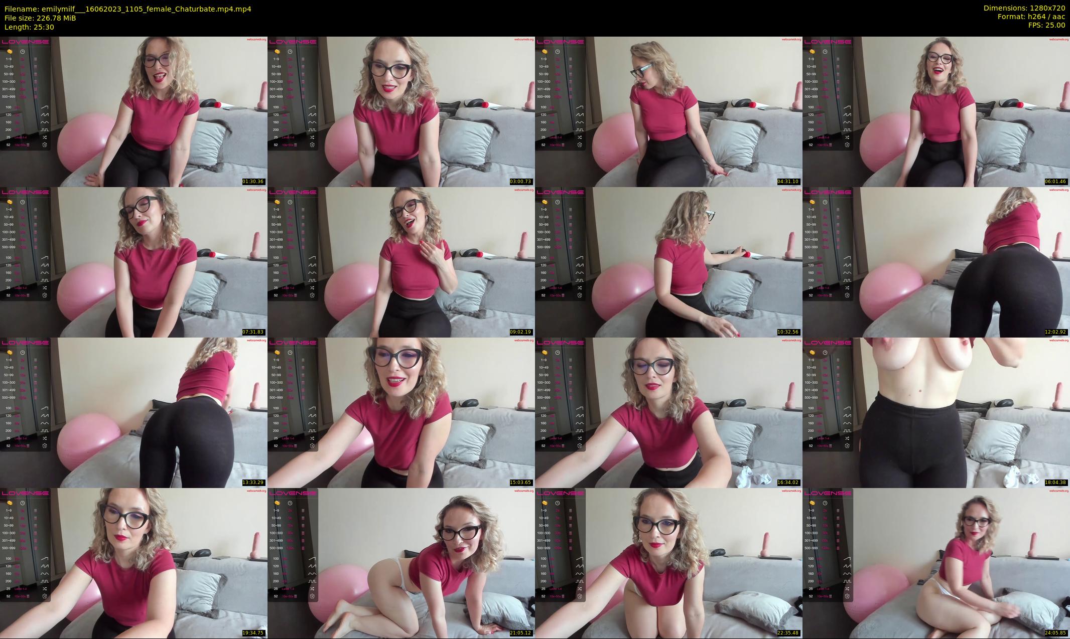 emilymilf__ — 26 minute Chaturbate female cam show recording, 720p, Jun 16, 2023