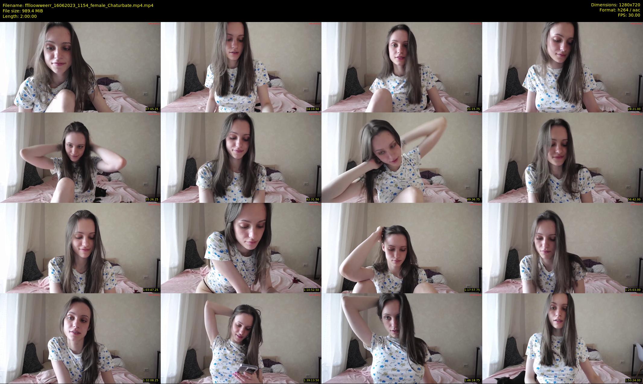 fflloowweerr — 120 minute Chaturbate couple cam show recording, 720p, Jun 16, 2023