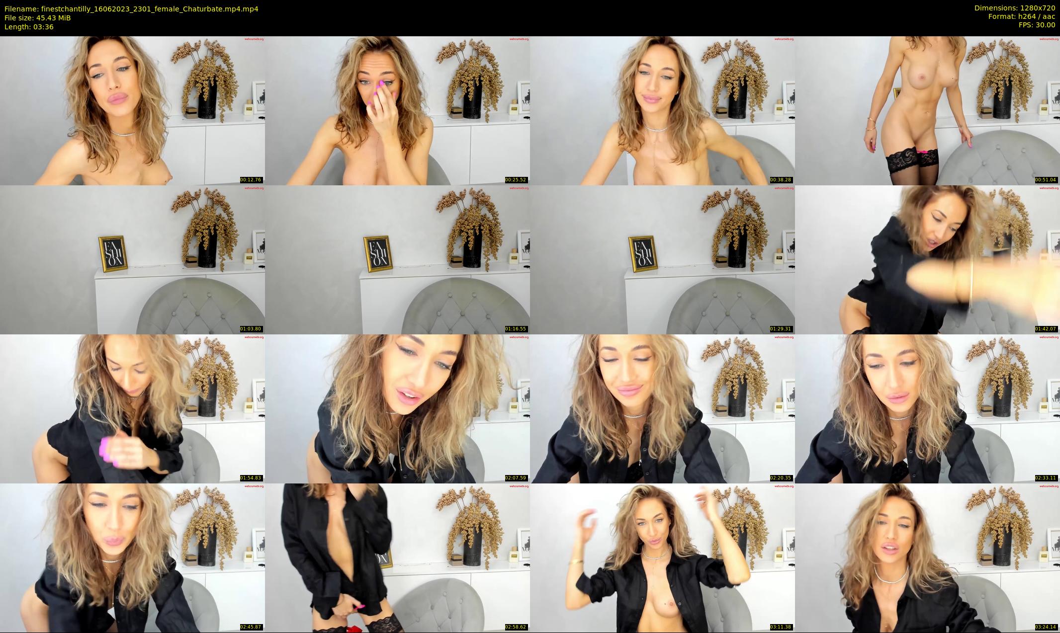 finestchantilly — 4 minute Chaturbate female cam show recording, 720p, Jun 16, 2023
