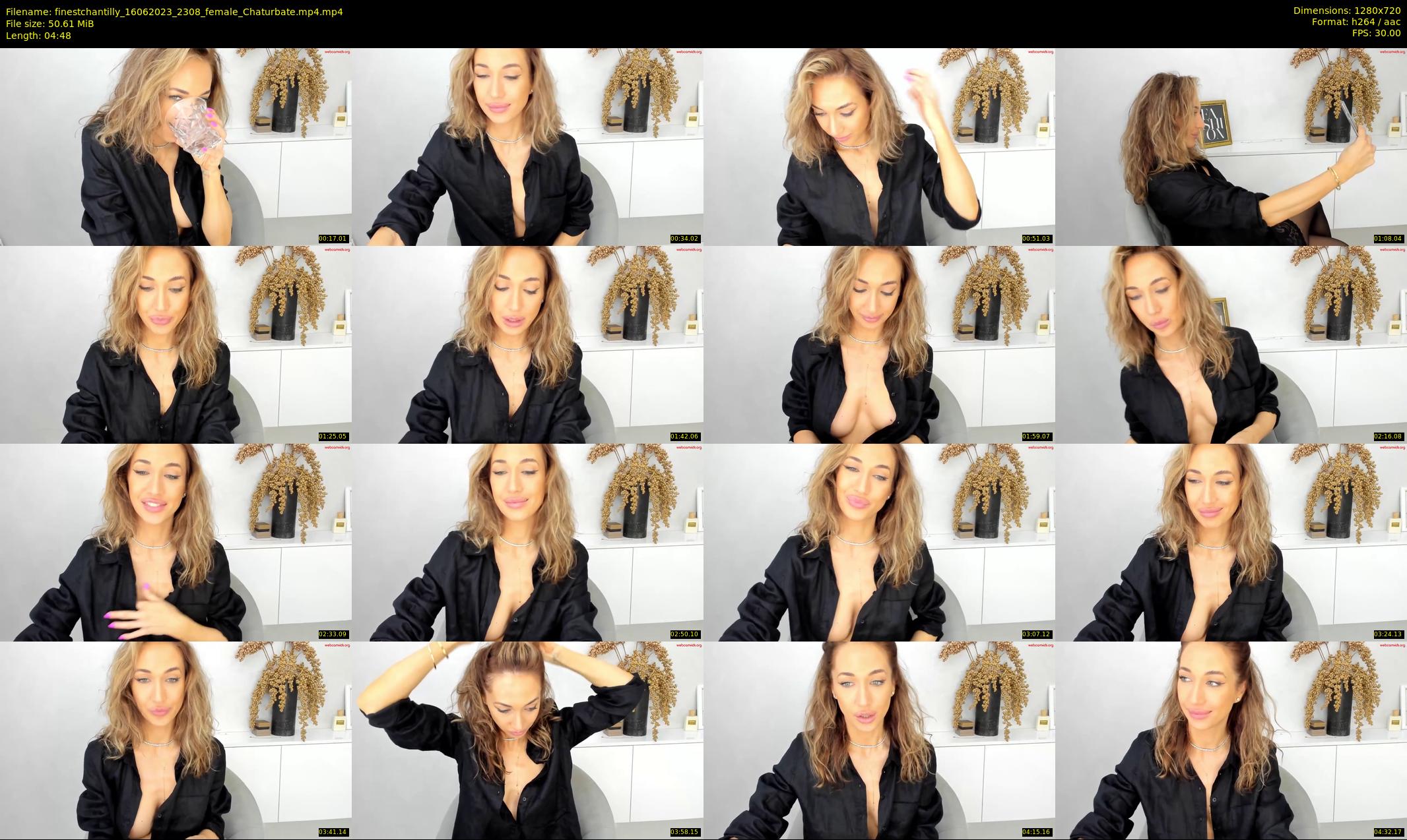 finestchantilly — 5 minute Chaturbate female cam show recording, 720p, Jun 16, 2023