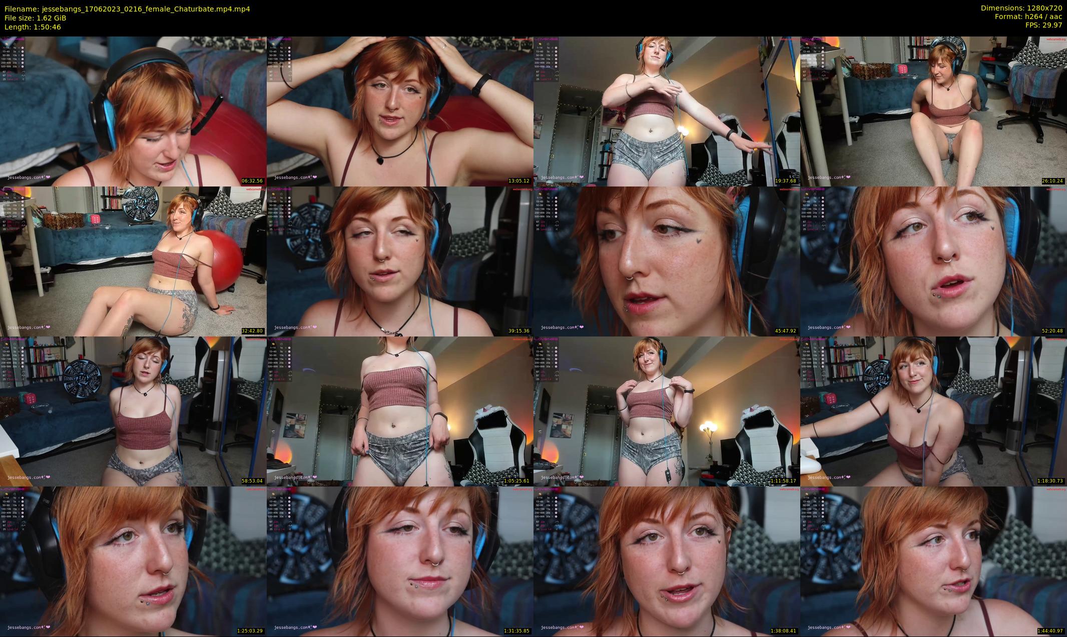 jessebangs — 111 minute Chaturbate female cam show recording, 720p, Jun 17, 2023