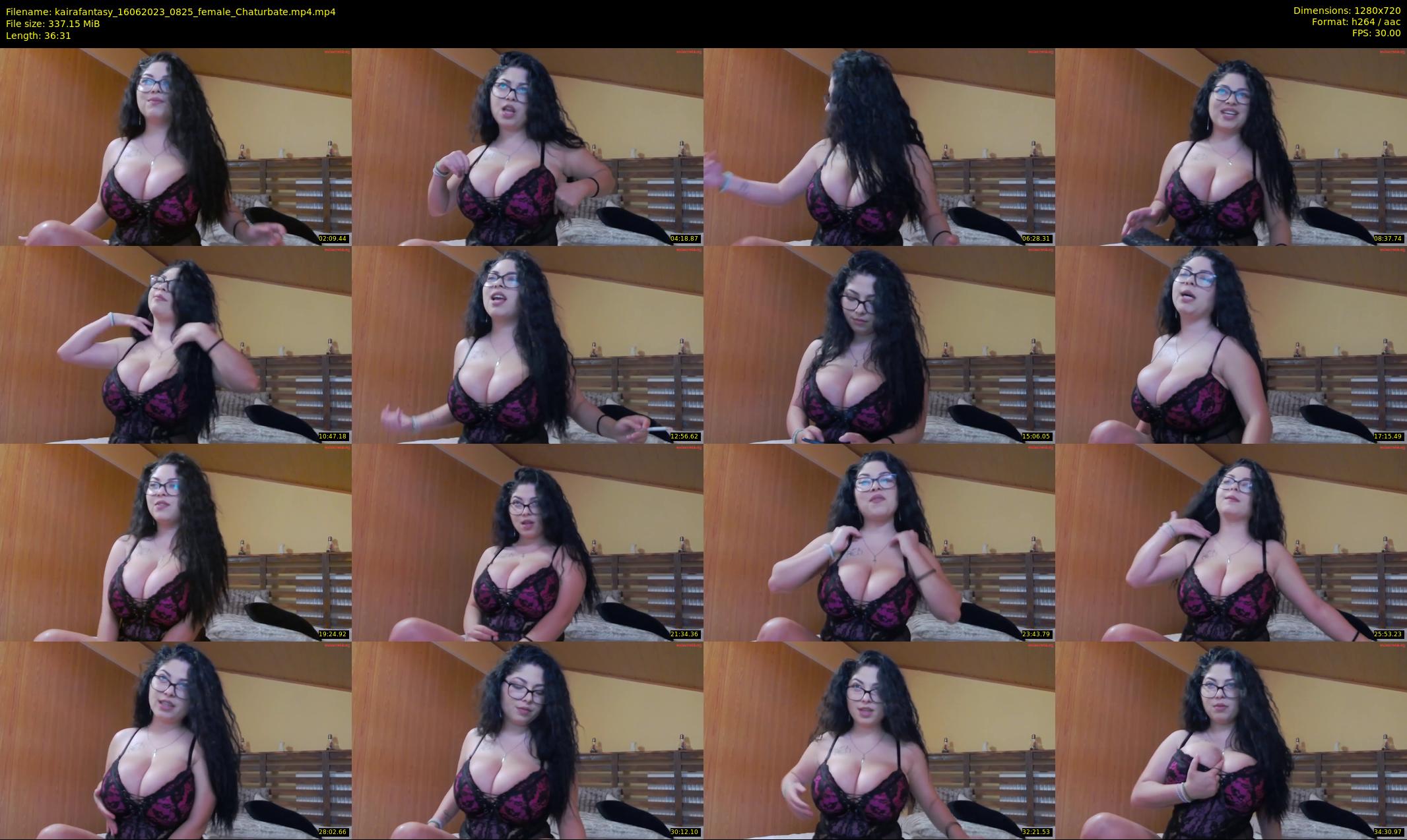 kairafantasy — 37 minute Chaturbate female cam show recording, 720p, Jun 16, 2023