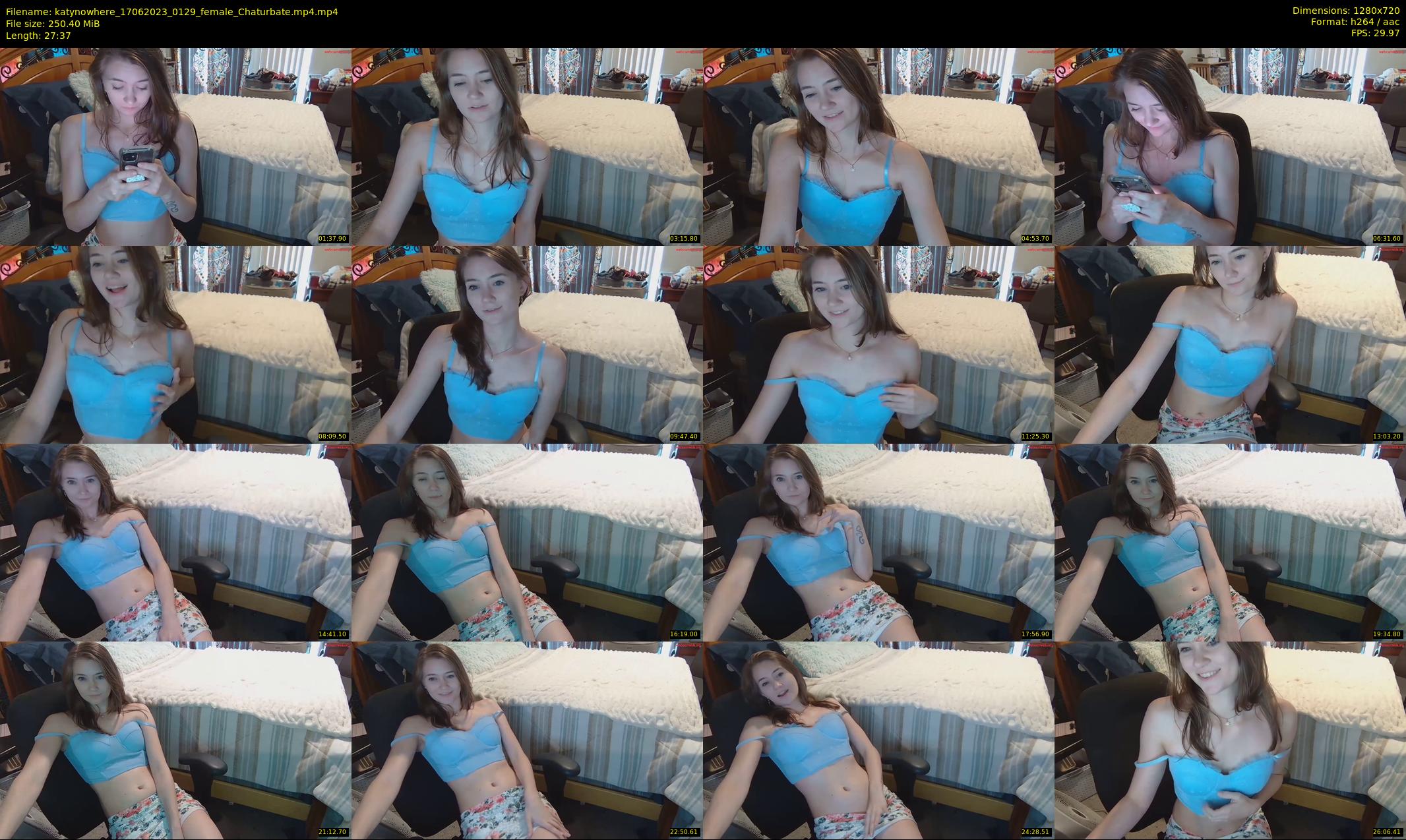 katynowhere — 28 minute Chaturbate female cam show recording, 720p, Jun 17, 2023