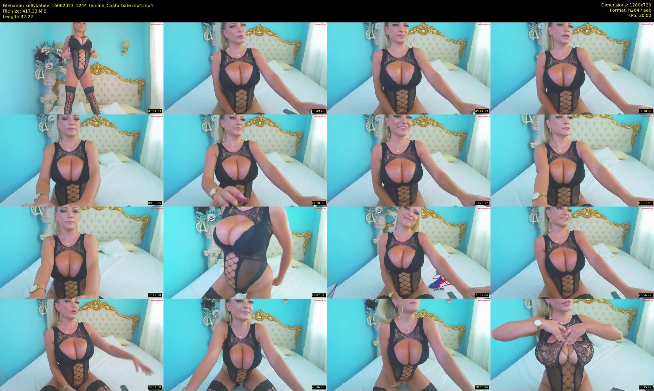 kellybabee — 33 minute Chaturbate female cam show recording, 720p, Jun 16, 2023