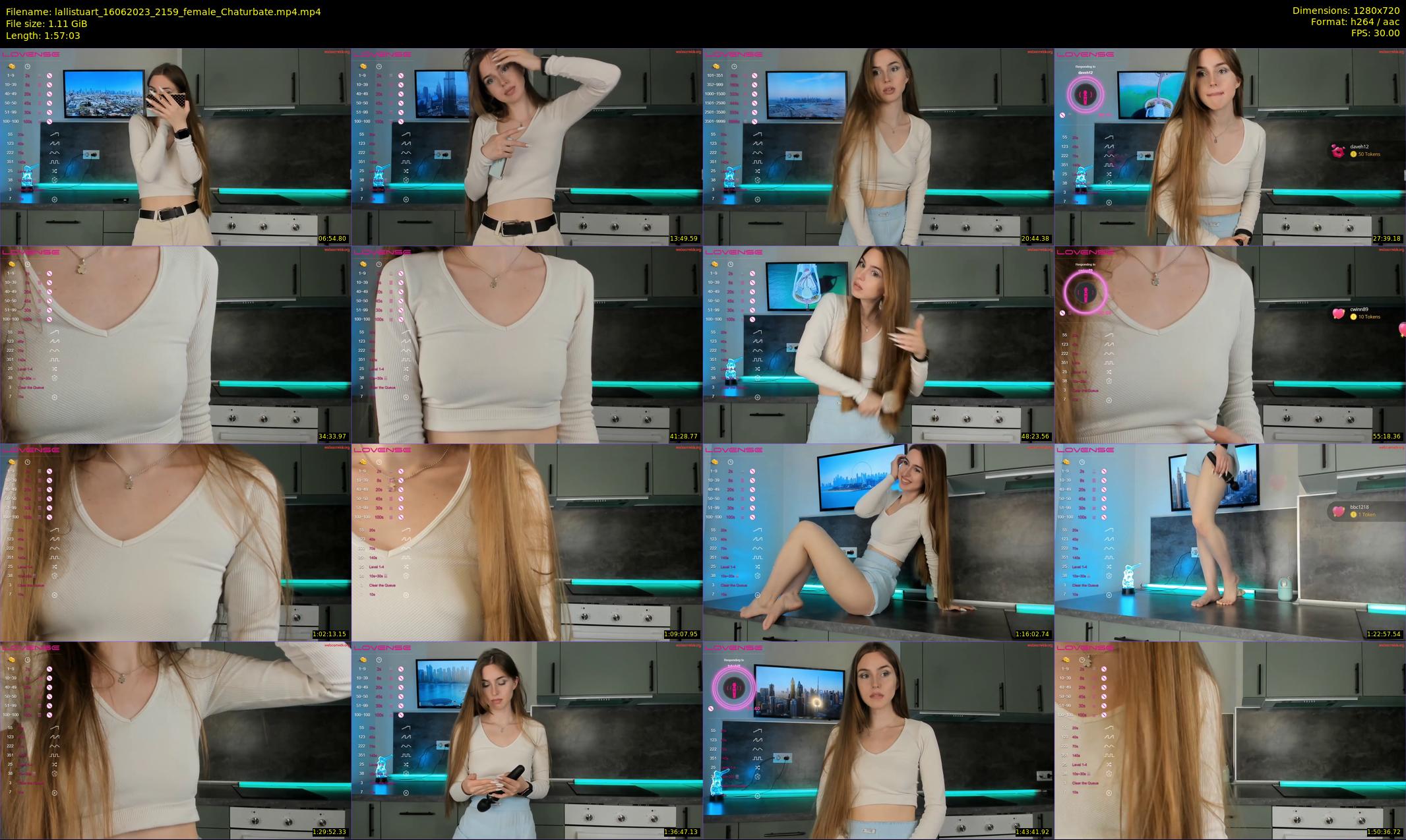 lallistuart — 118 minute Chaturbate female cam show recording, 720p, Jun 16, 2023