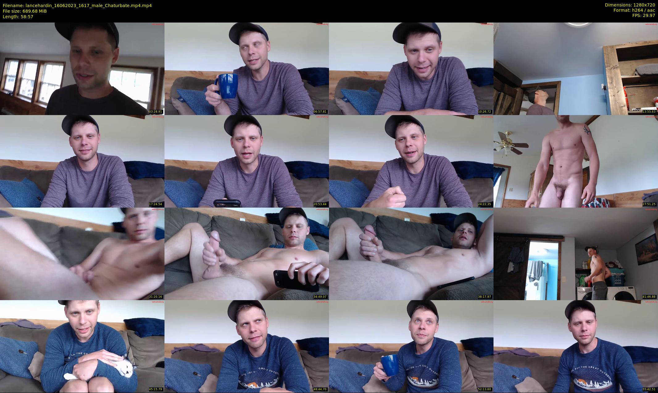 lancehardin — 59 minute Chaturbate male cam show recording, 720p, Jun 16, 2023