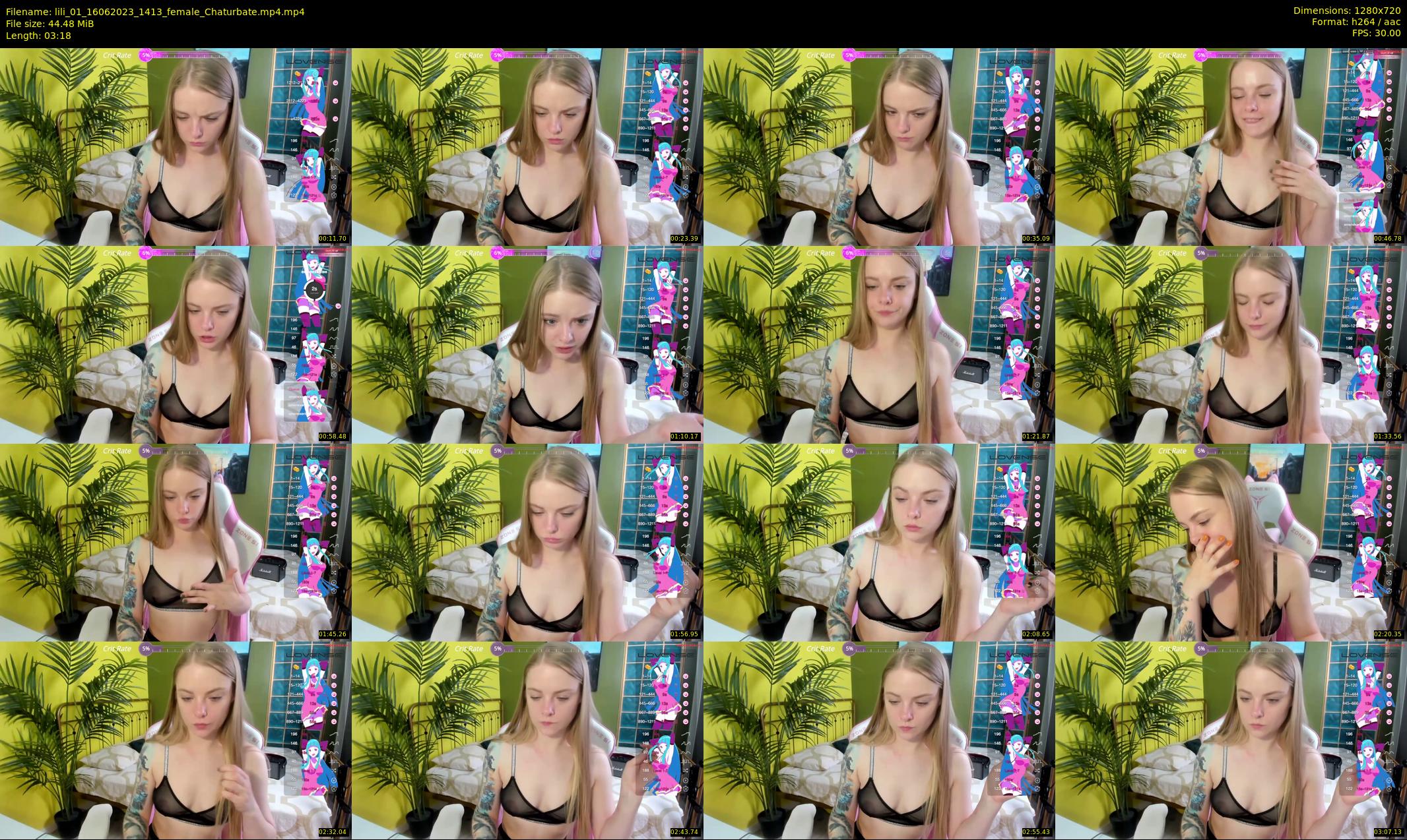 lili_01 — 4 minute Chaturbate female cam show recording, 720p, Jun 16, 2023