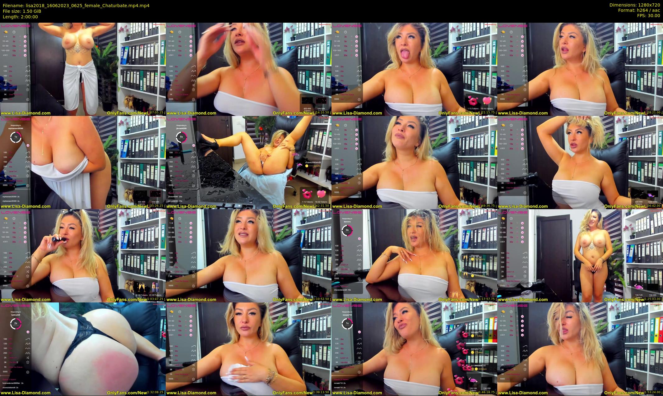 lisa2018 — 120 minute Chaturbate female cam show recording, 720p, Jun 16, 2023