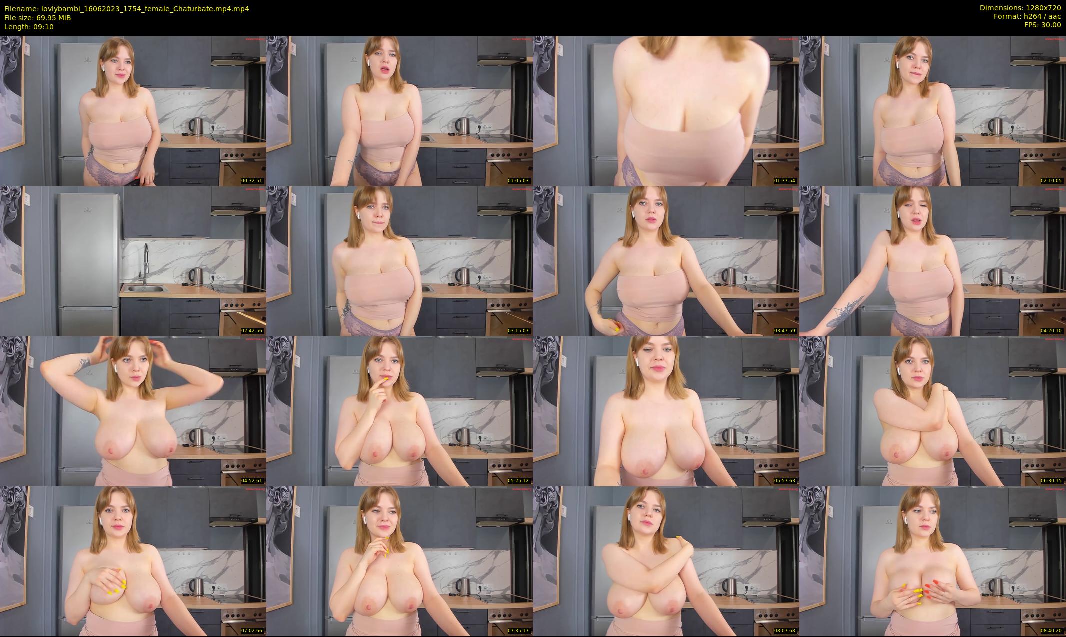 lovlybambi — 10 minute Chaturbate female cam show recording, 720p, Jun 16, 2023